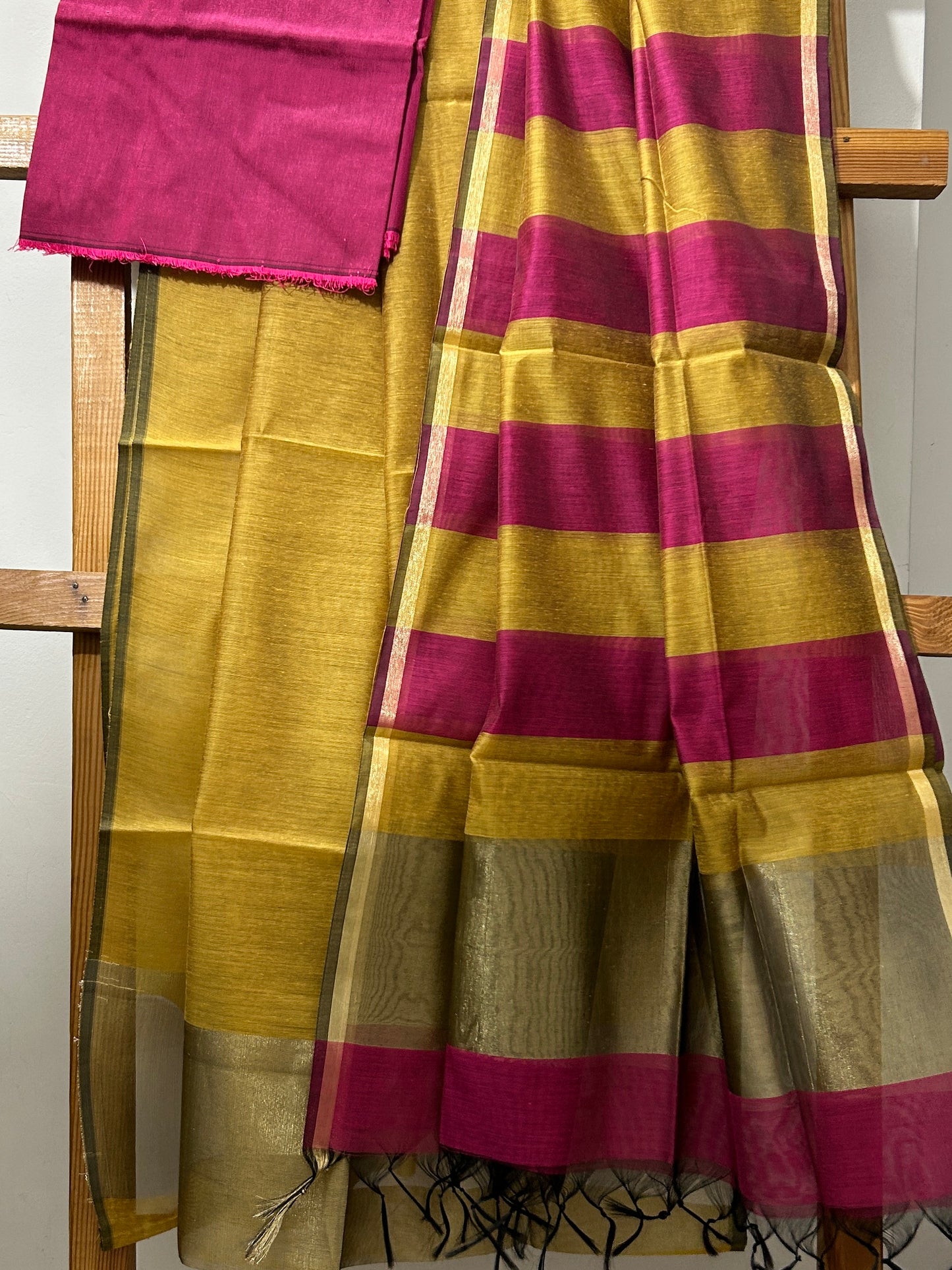Maheshwari Silk Cotton Dress Material