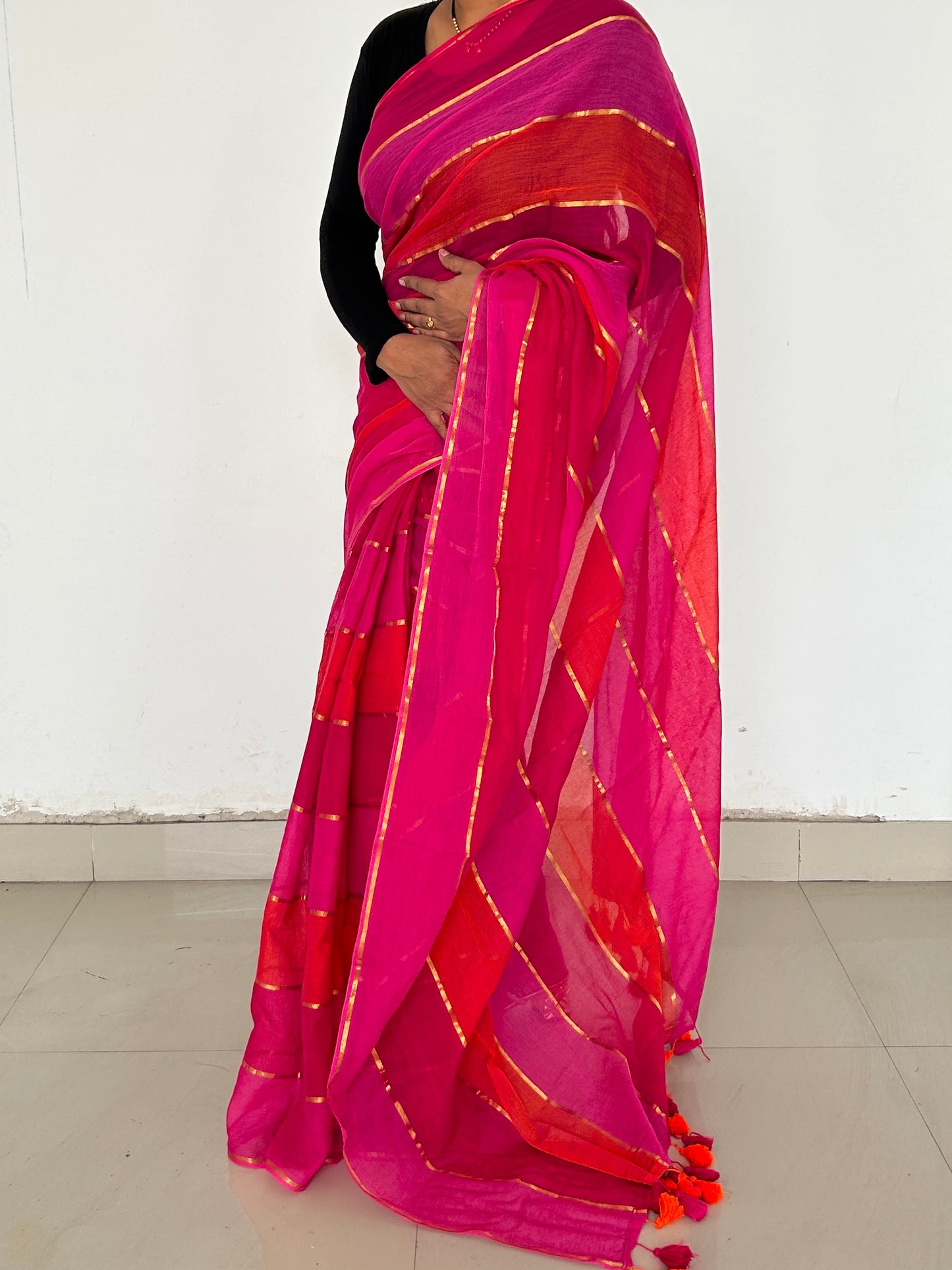 Malmal Saree