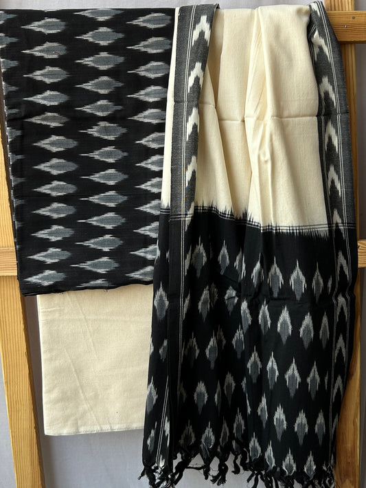 Ikat Cotton Dress Material