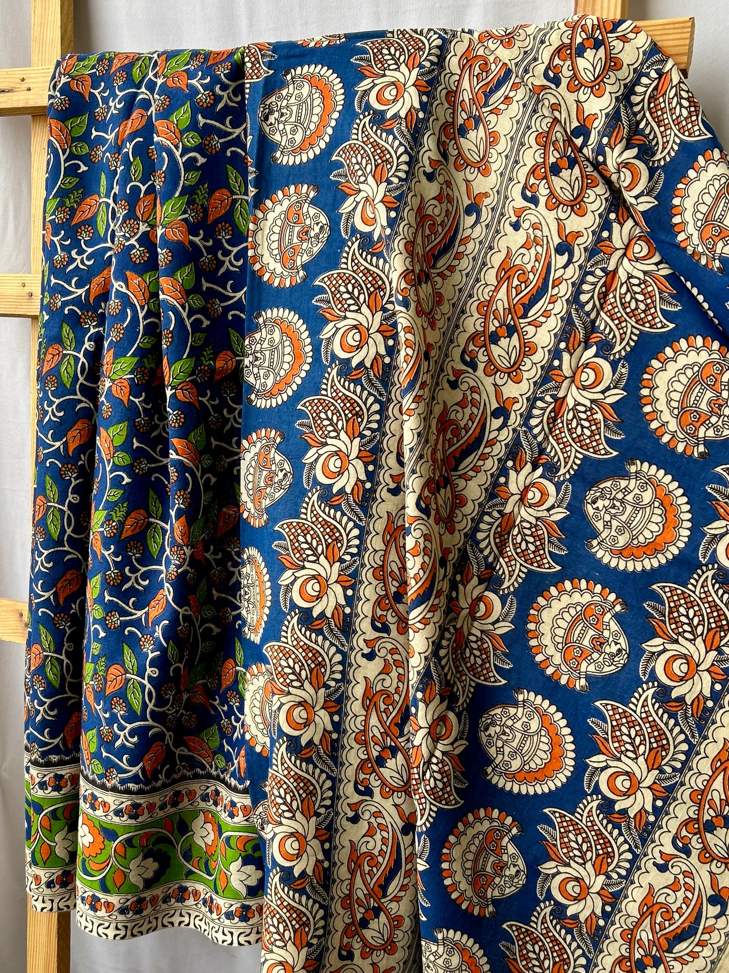 Kalamkari Cotton Saree with Blouse