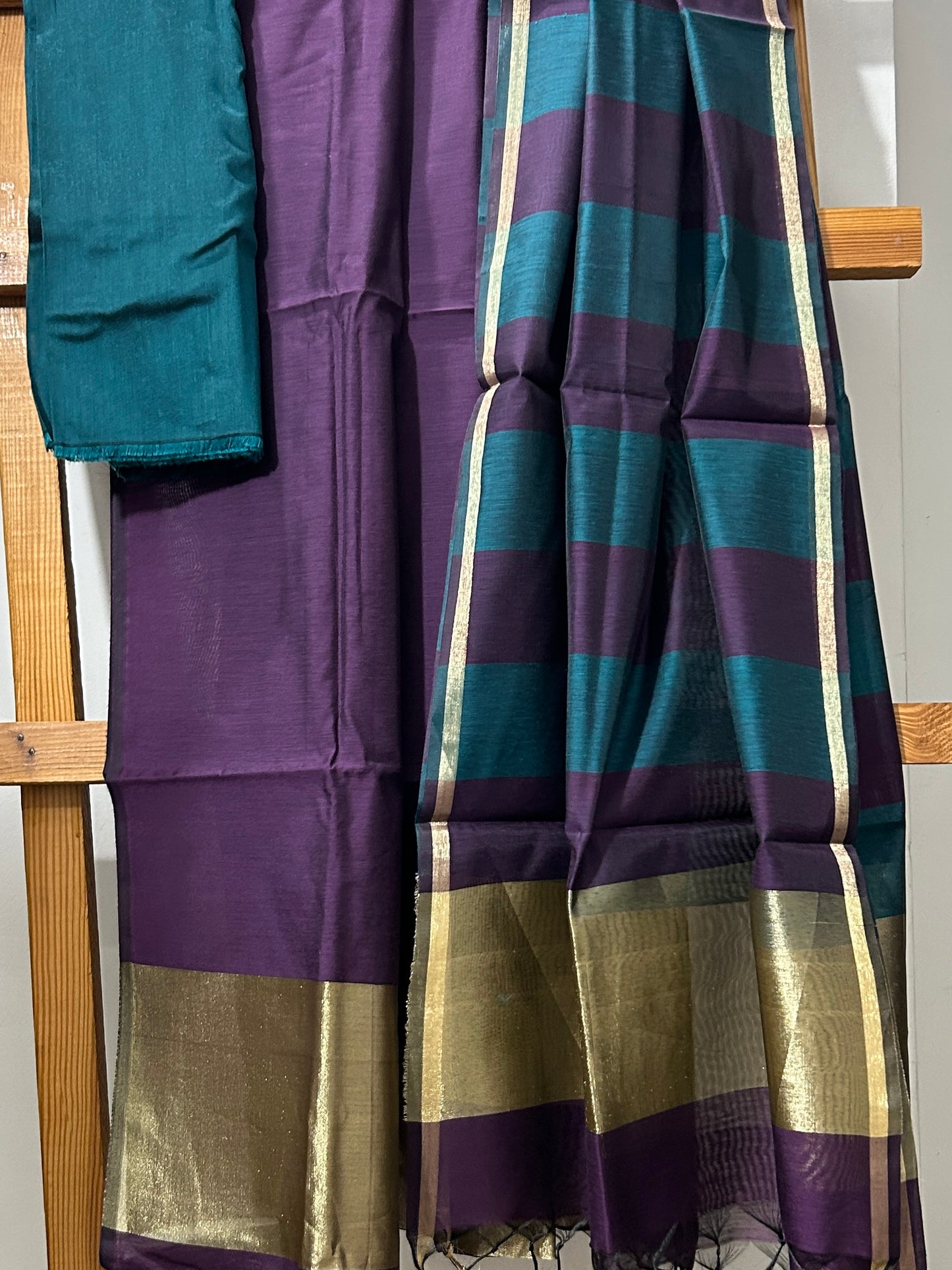 Maheshwari Silk Cotton Dress Material