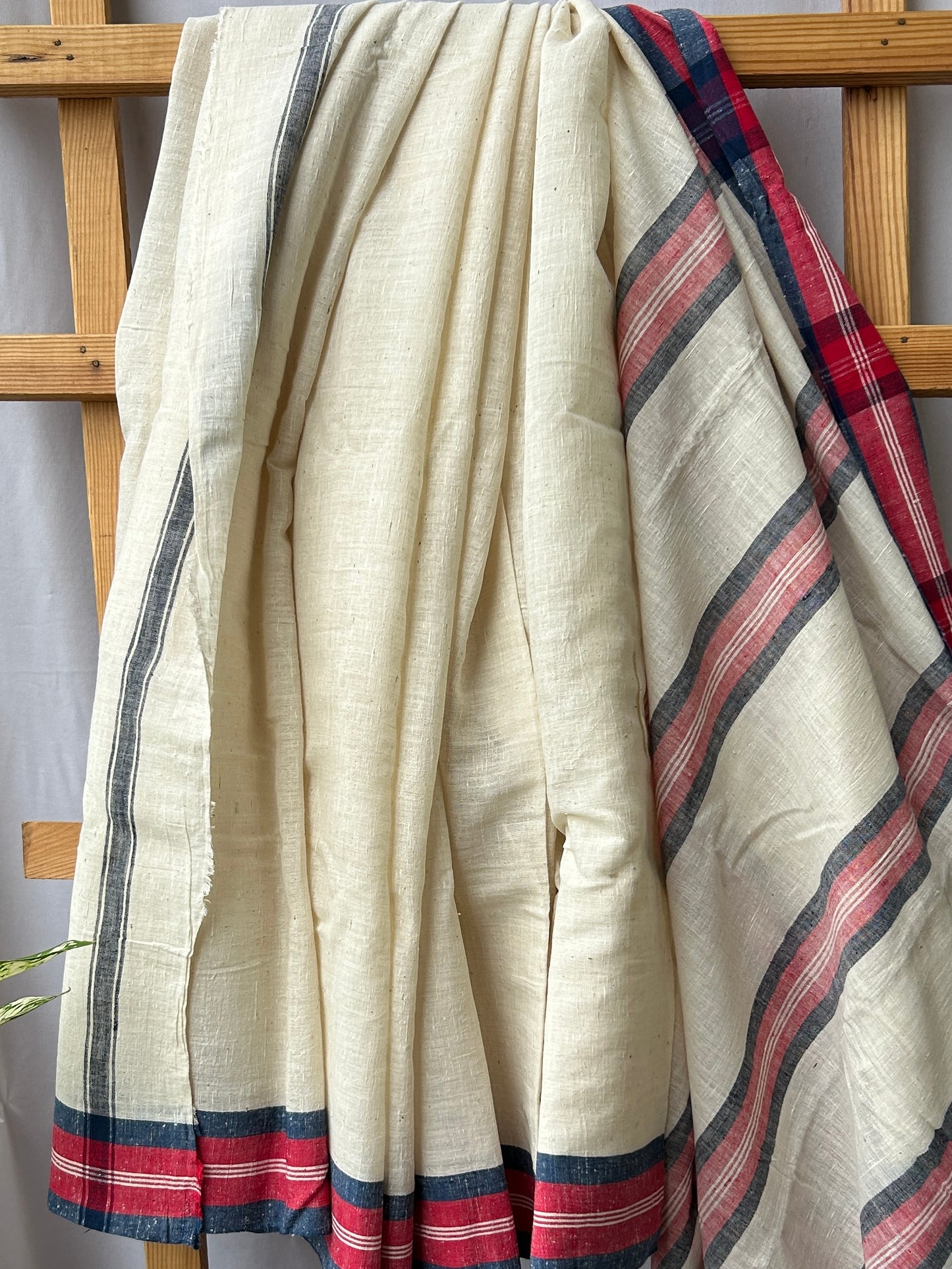 Hand Spun Hand-Woven Bengal Cotton Saree