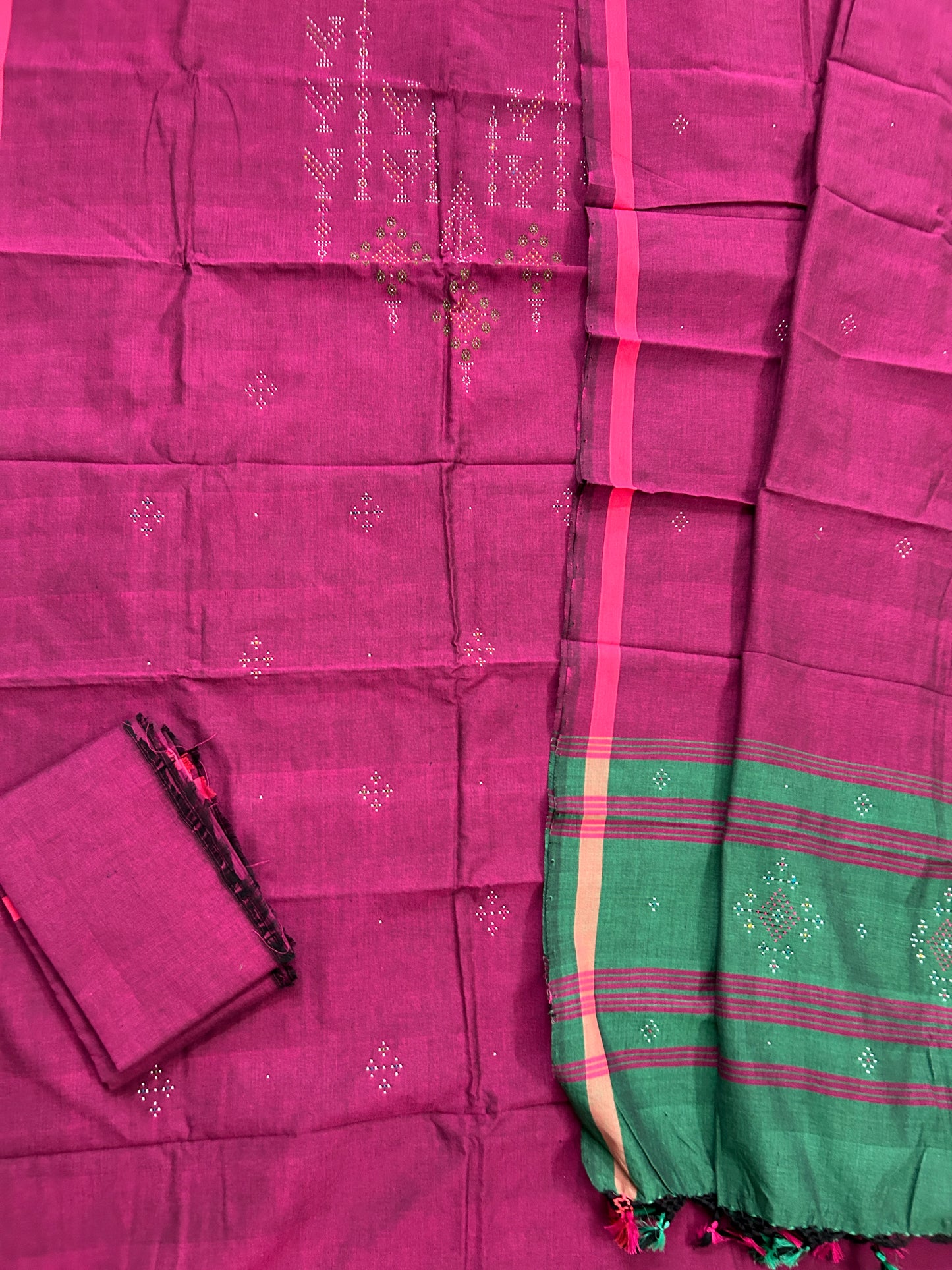 Tangaliya Cotton full Dress Material