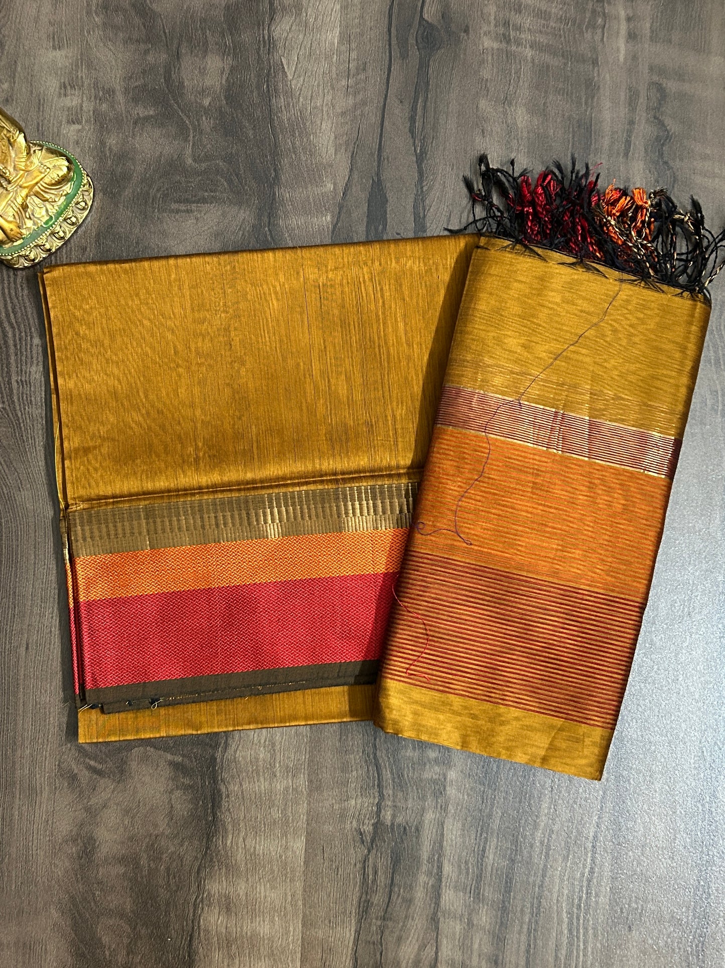 Maheshwari Silk Cotton Top Dupatta Set