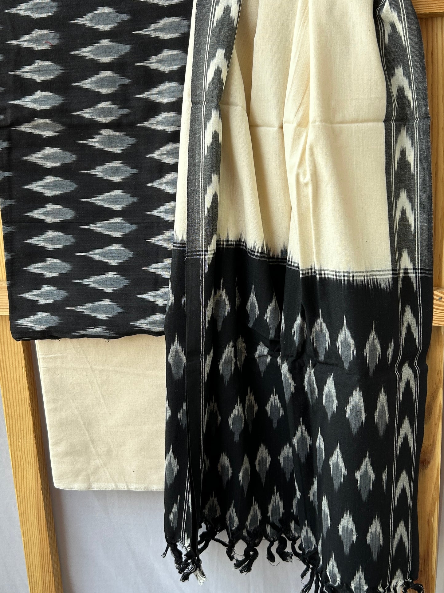 Ikat Cotton Dress Material