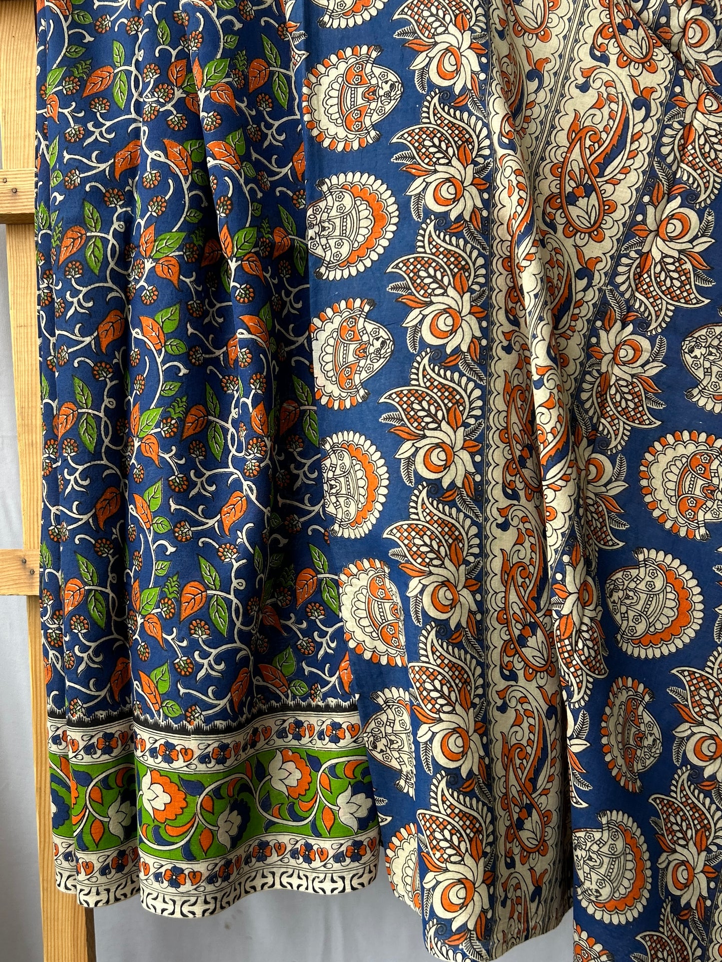 Kalamkari Cotton Saree with Blouse