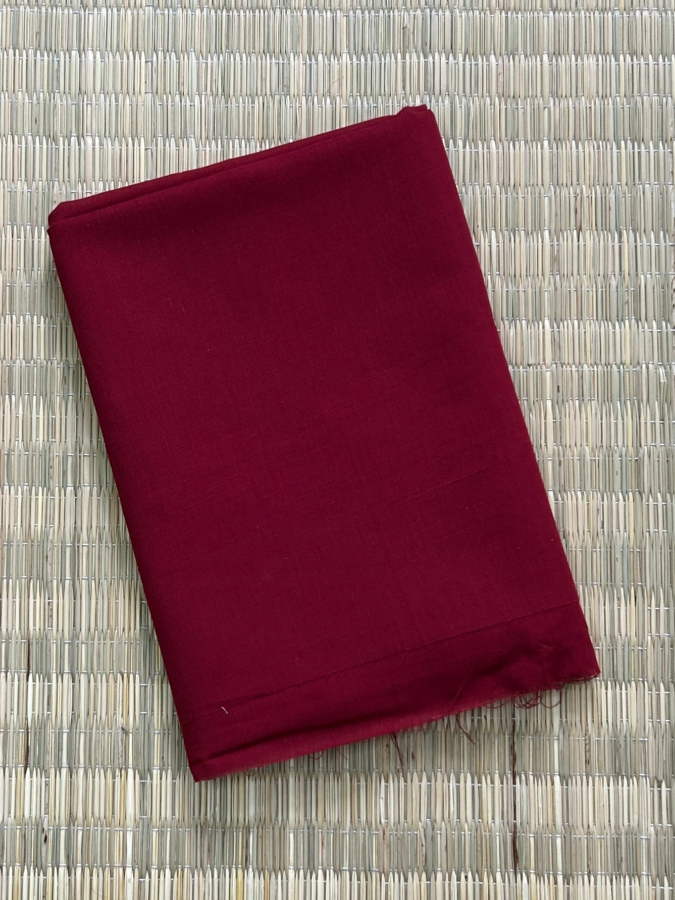 Maroon Cotton Fabric (1 Meter 90cm)(fab 89)