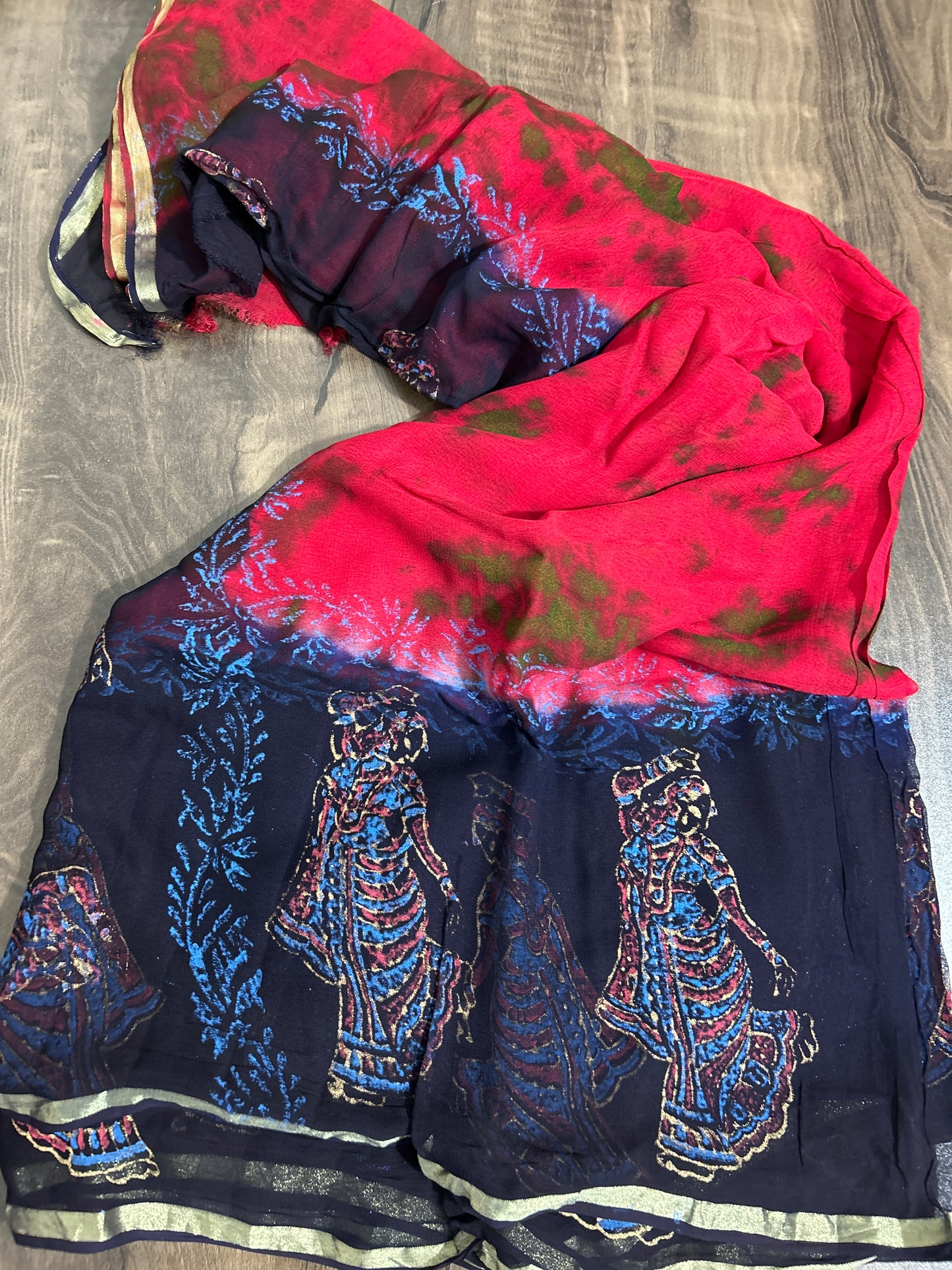 Georgette Saree with Blouse