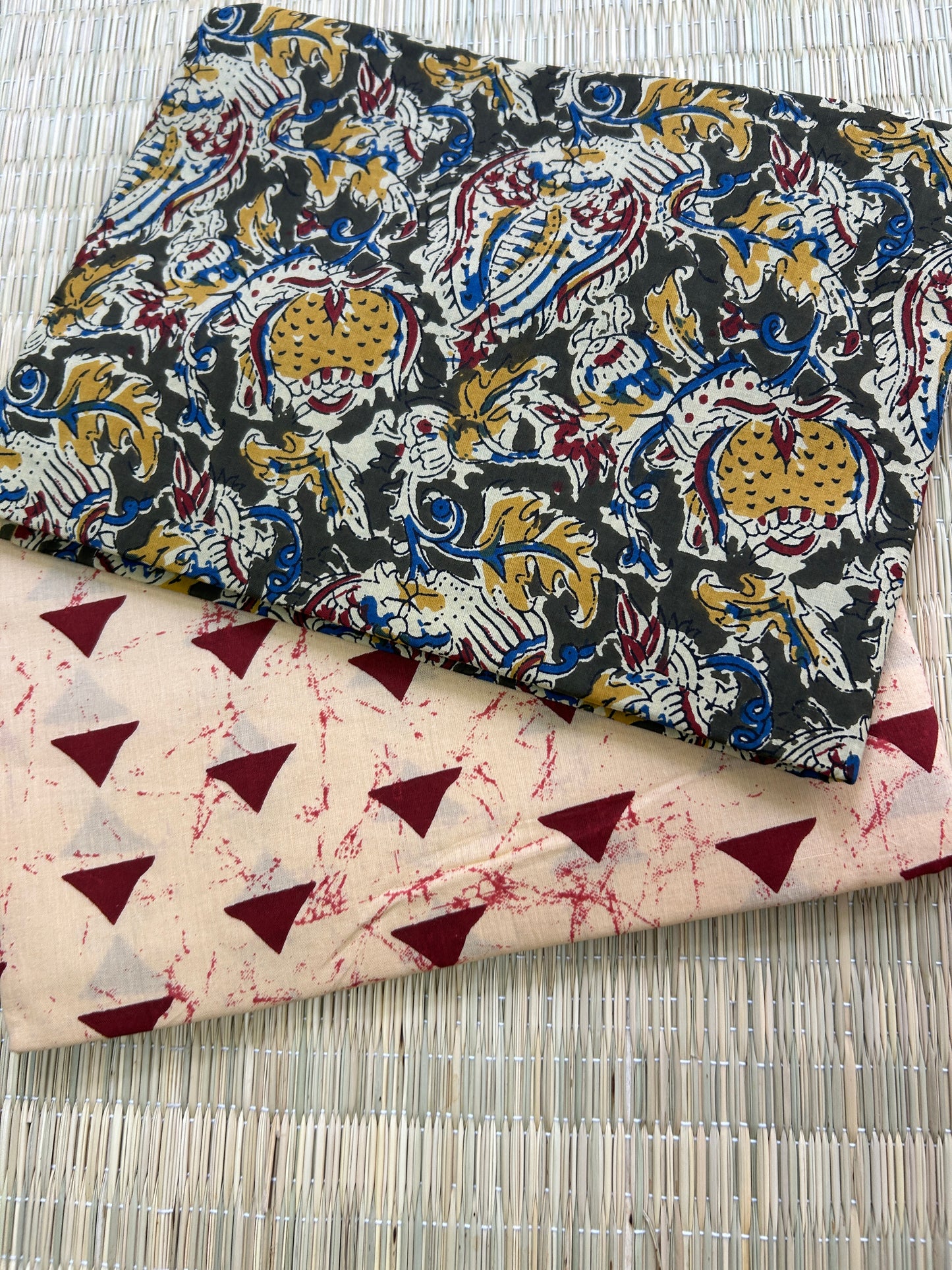 Hand BlockPrint Cotton Top Bottom Set (TB-5)