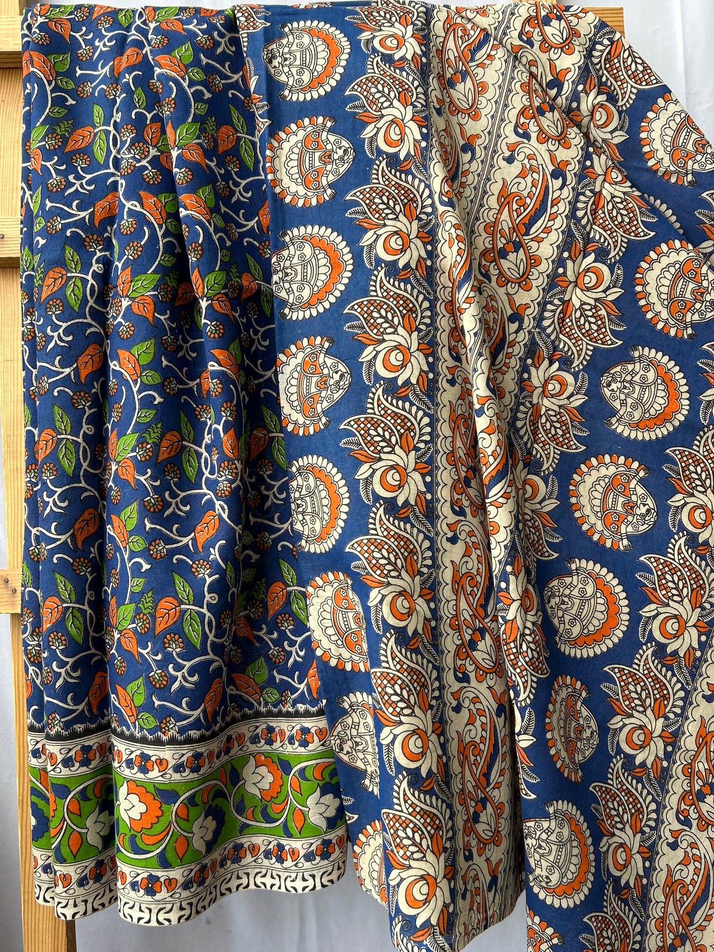 Kalamkari Cotton Saree with Blouse