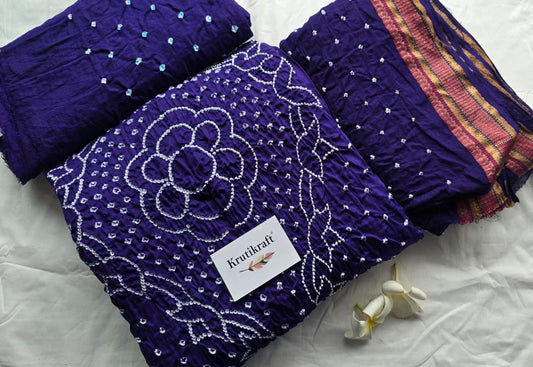 bandhej Dress Material