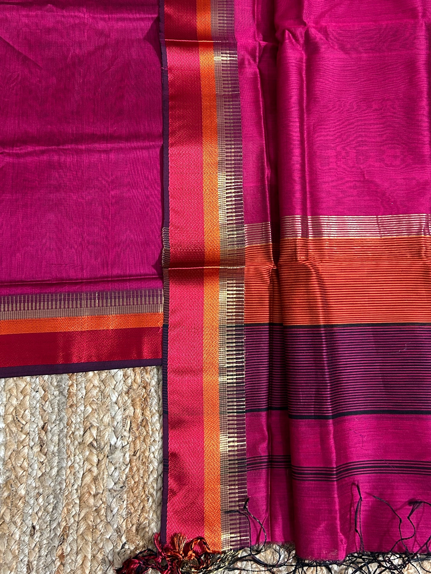 Maheshwari Silk Cotton Dress Material
