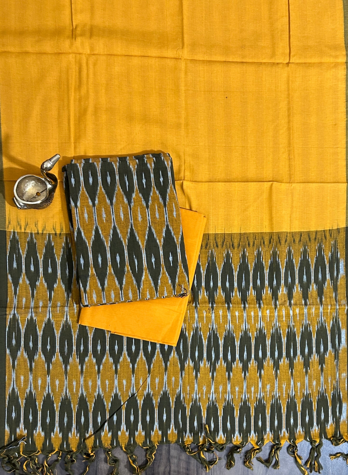 Ikat Cotton Dress Material