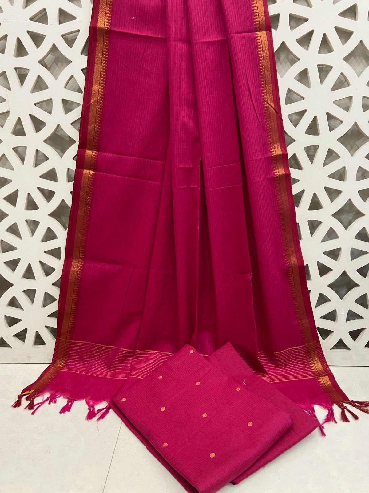 Handloom Cotton Dress Material