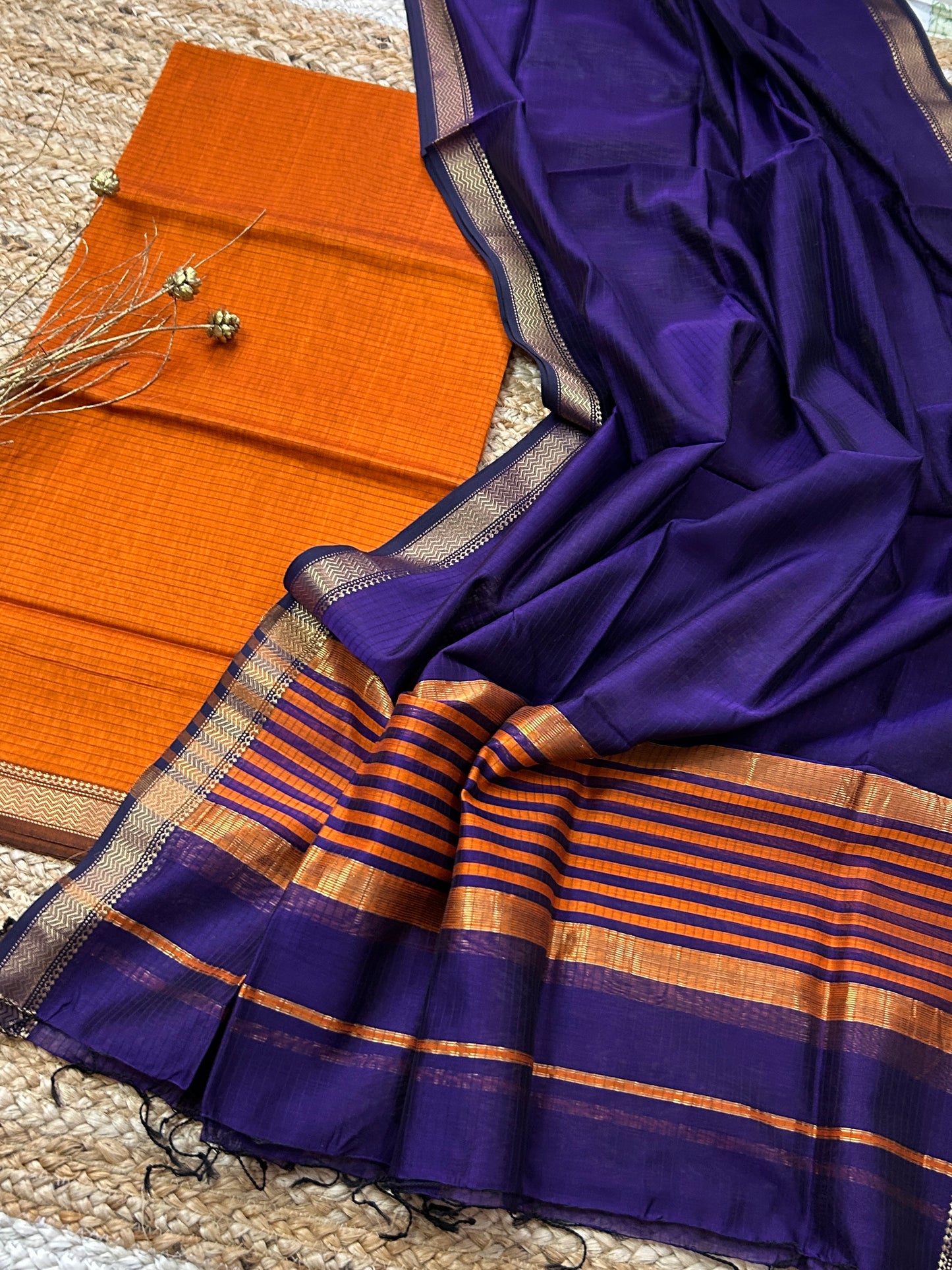 Maheshwari Silk Cotton Dress Material