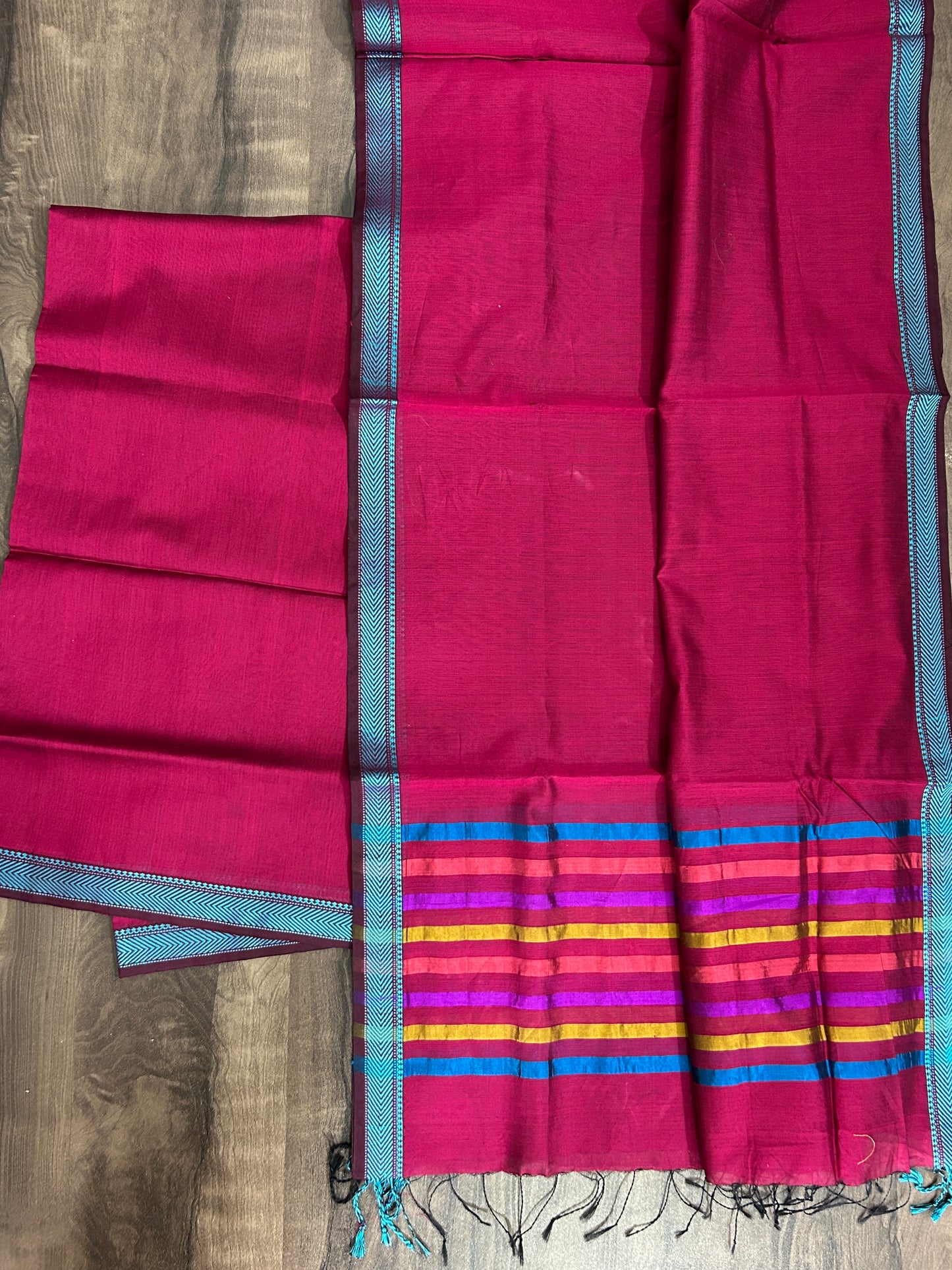 Maheshwari Silk Cotton Dress Material
