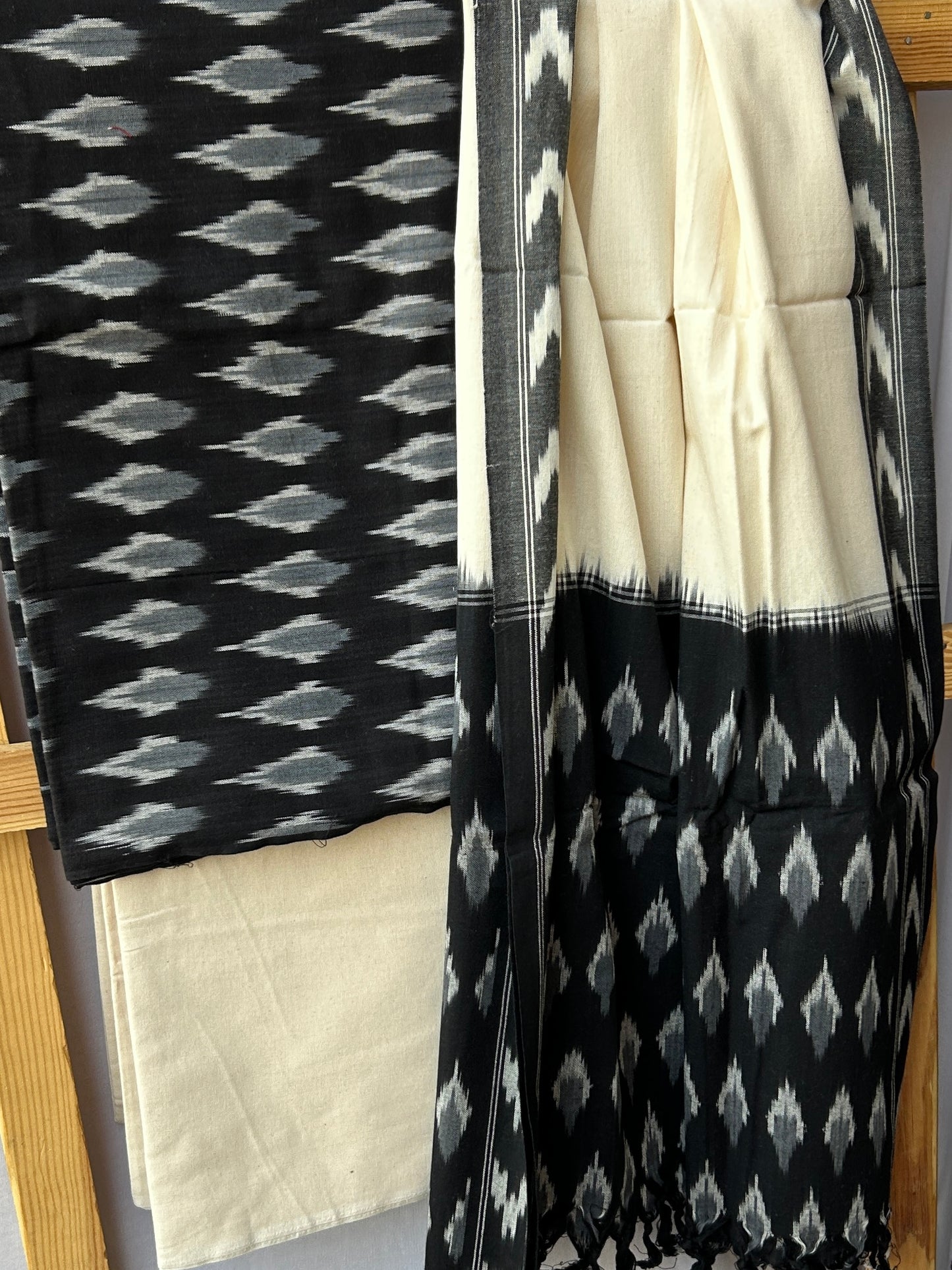 Ikat Cotton Dress Material