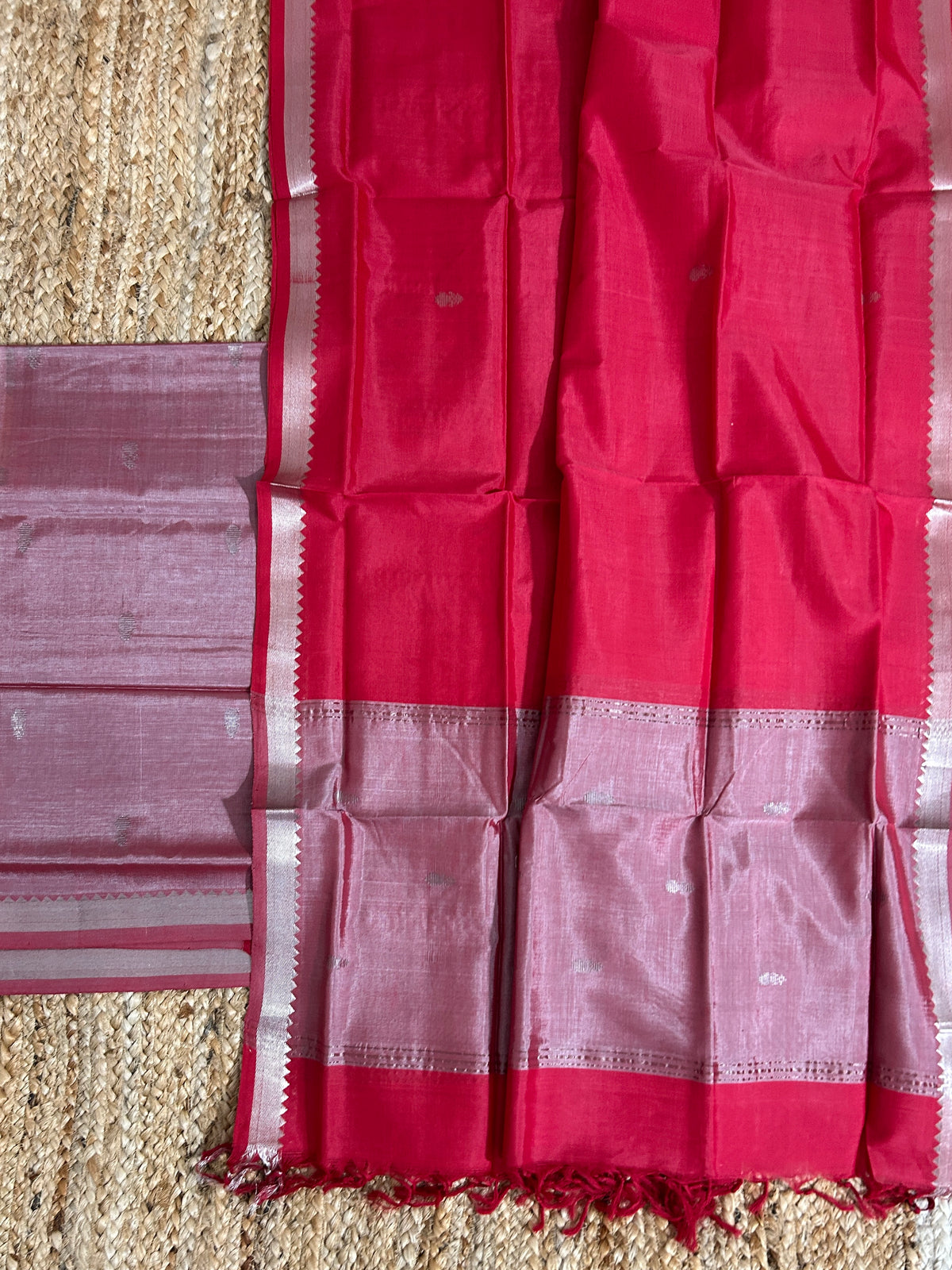 Mangalagiri Silk Cotton Dress Material