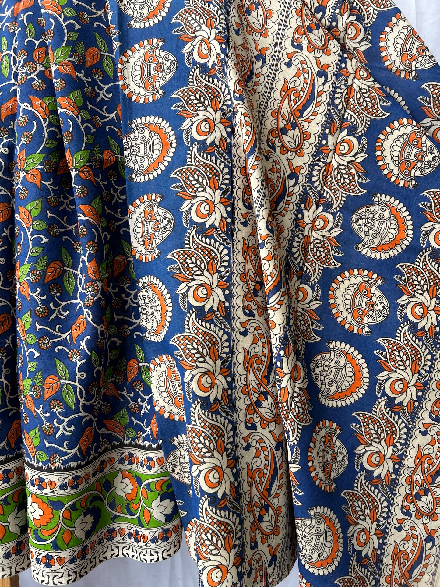 Kalamkari Cotton Saree with Blouse