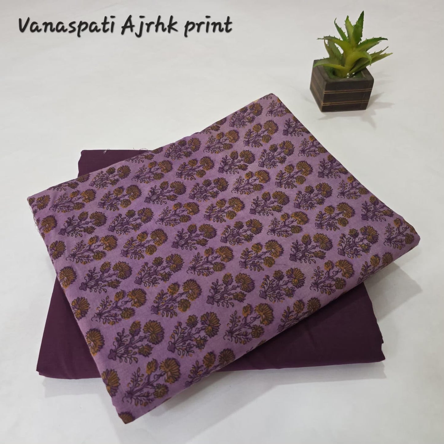 Vanaspati Hand BlockPrint Cotton Top Bottom Set
