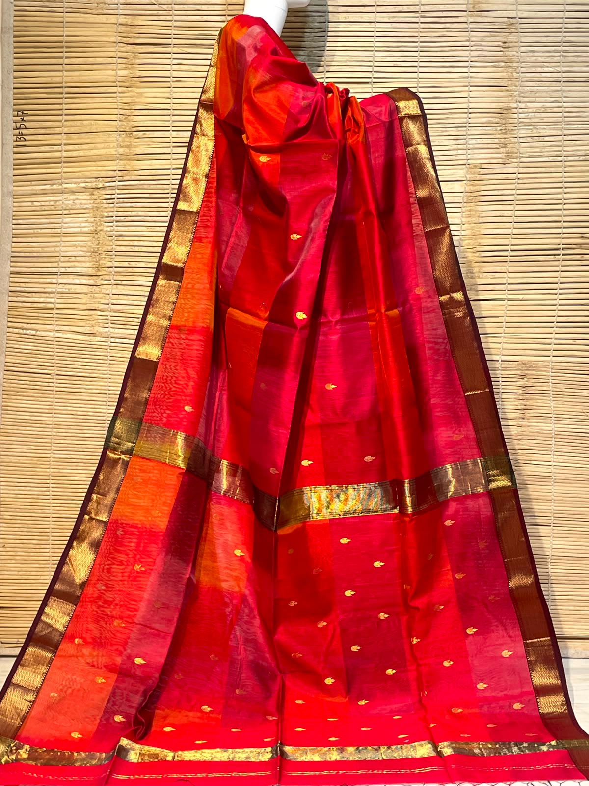 Maheshwari Silk Saree with Blouse