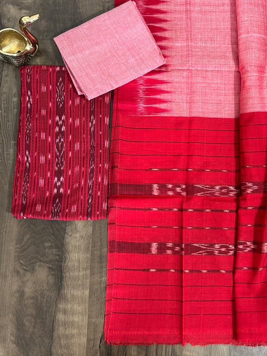 Sambalpuri Ikat Cotton Dress Material