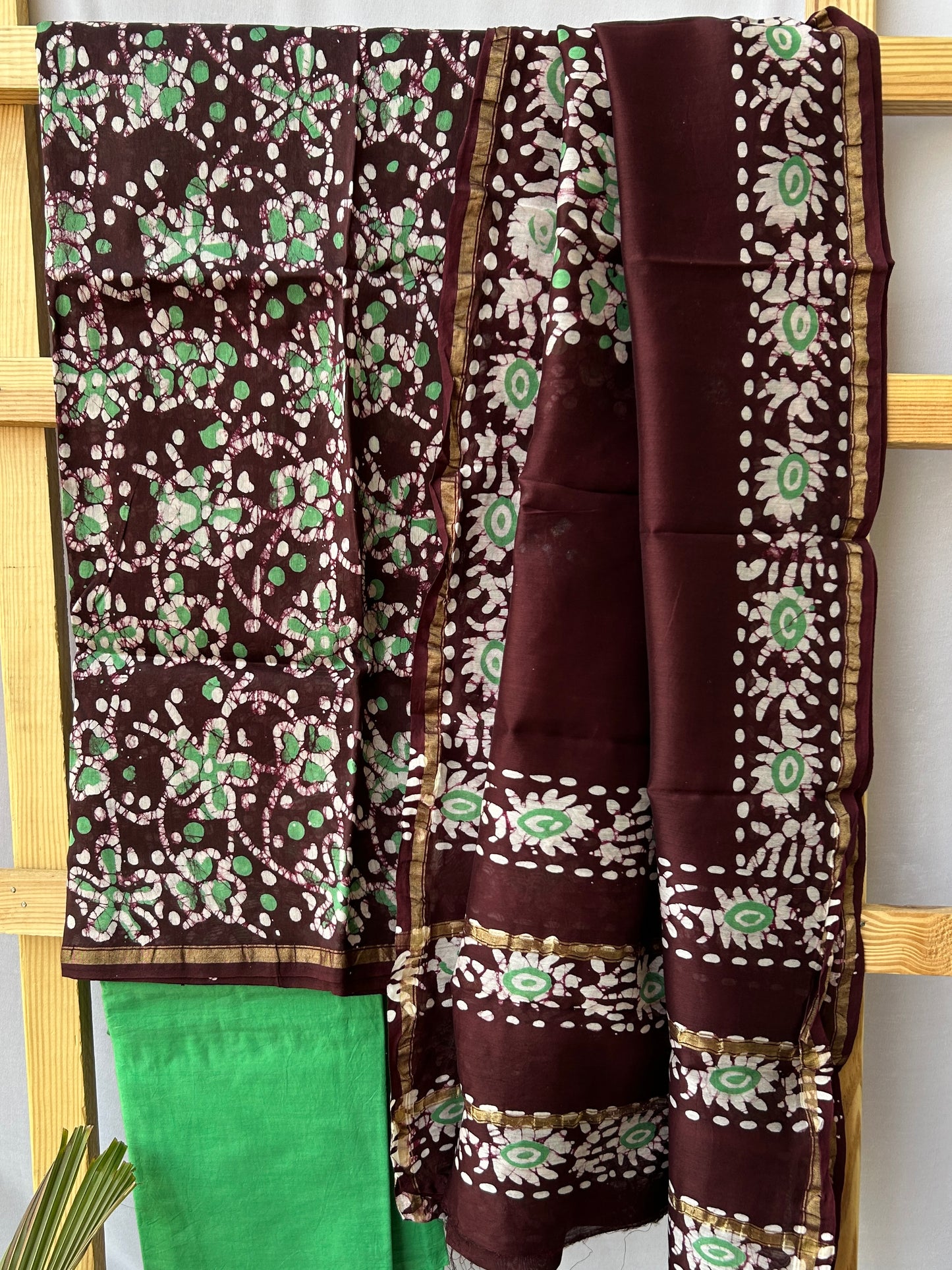 chanderi silk cotton dress material