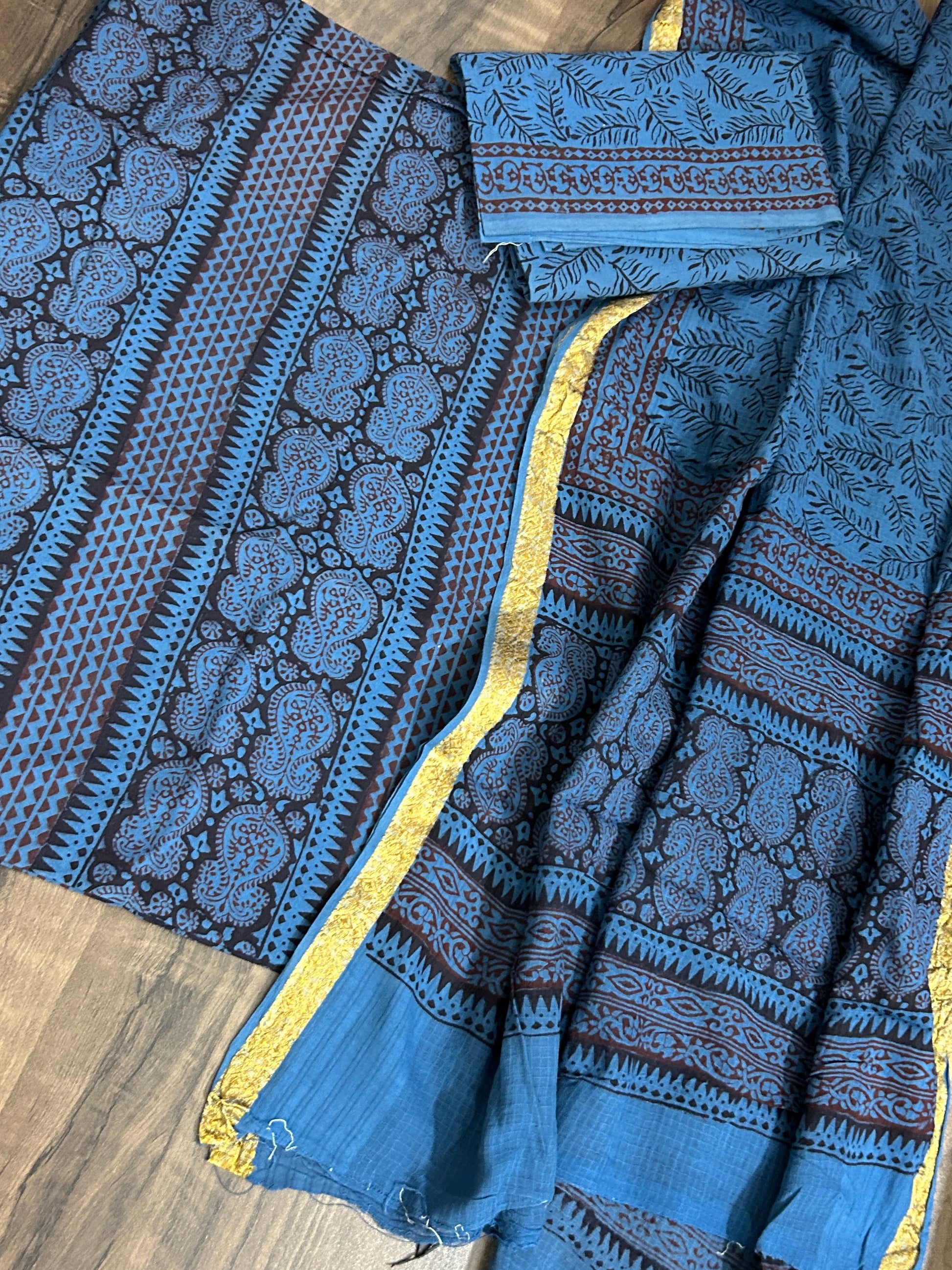 Bagh print cotton salwar