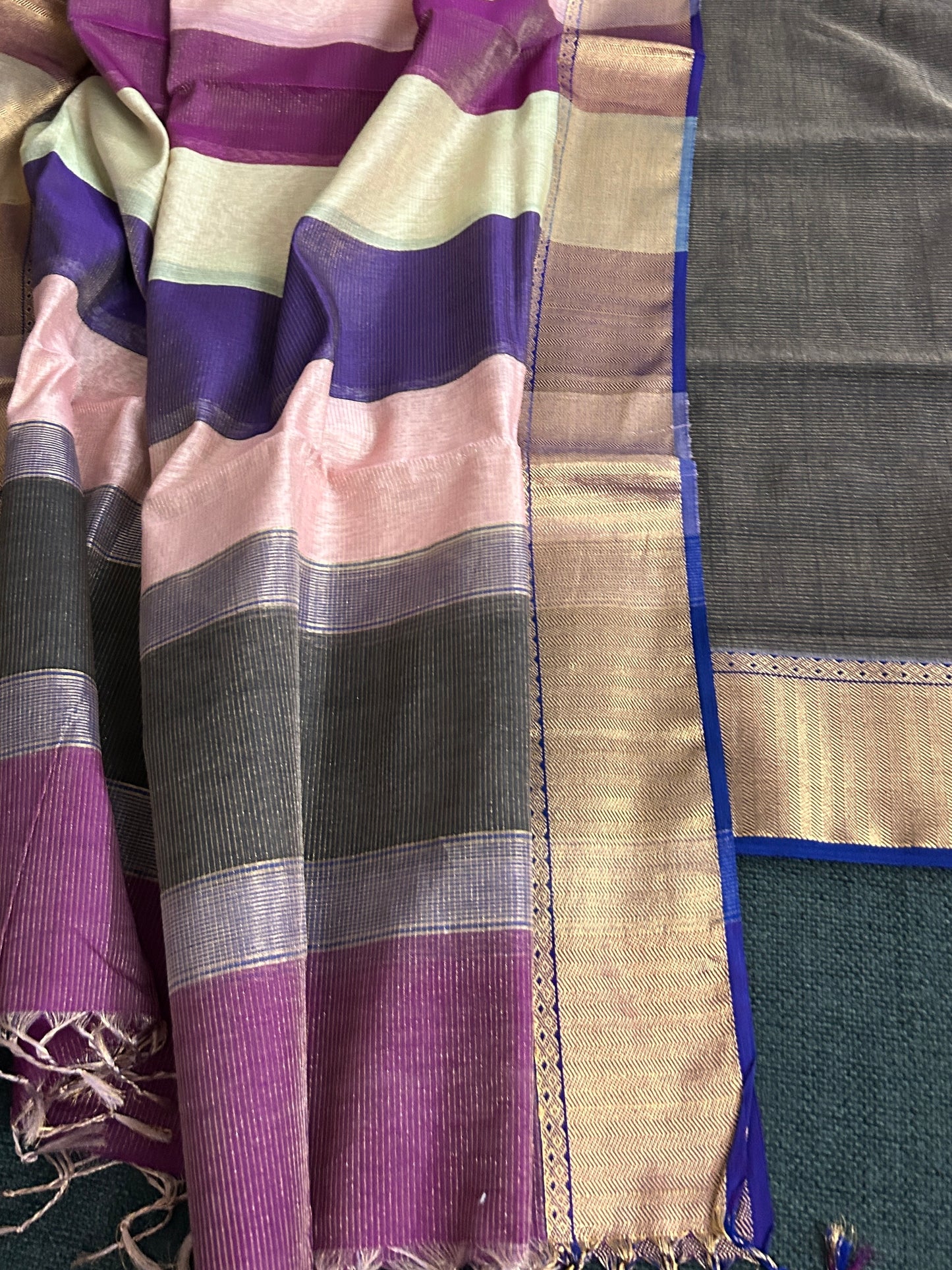 Maheshwari Tissue Silk Dress Material