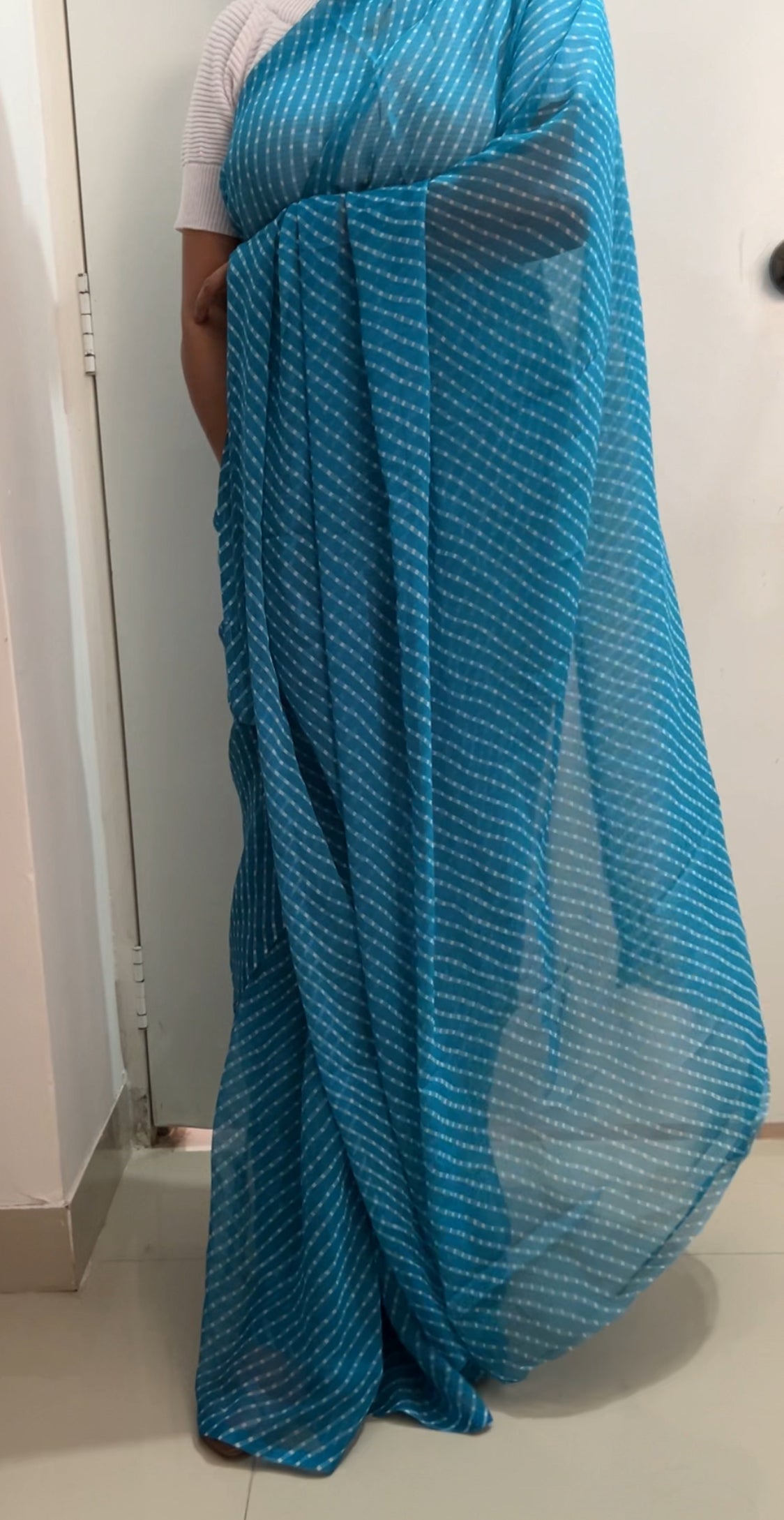 Daily Wear Chiffon Saree with Running Blouse