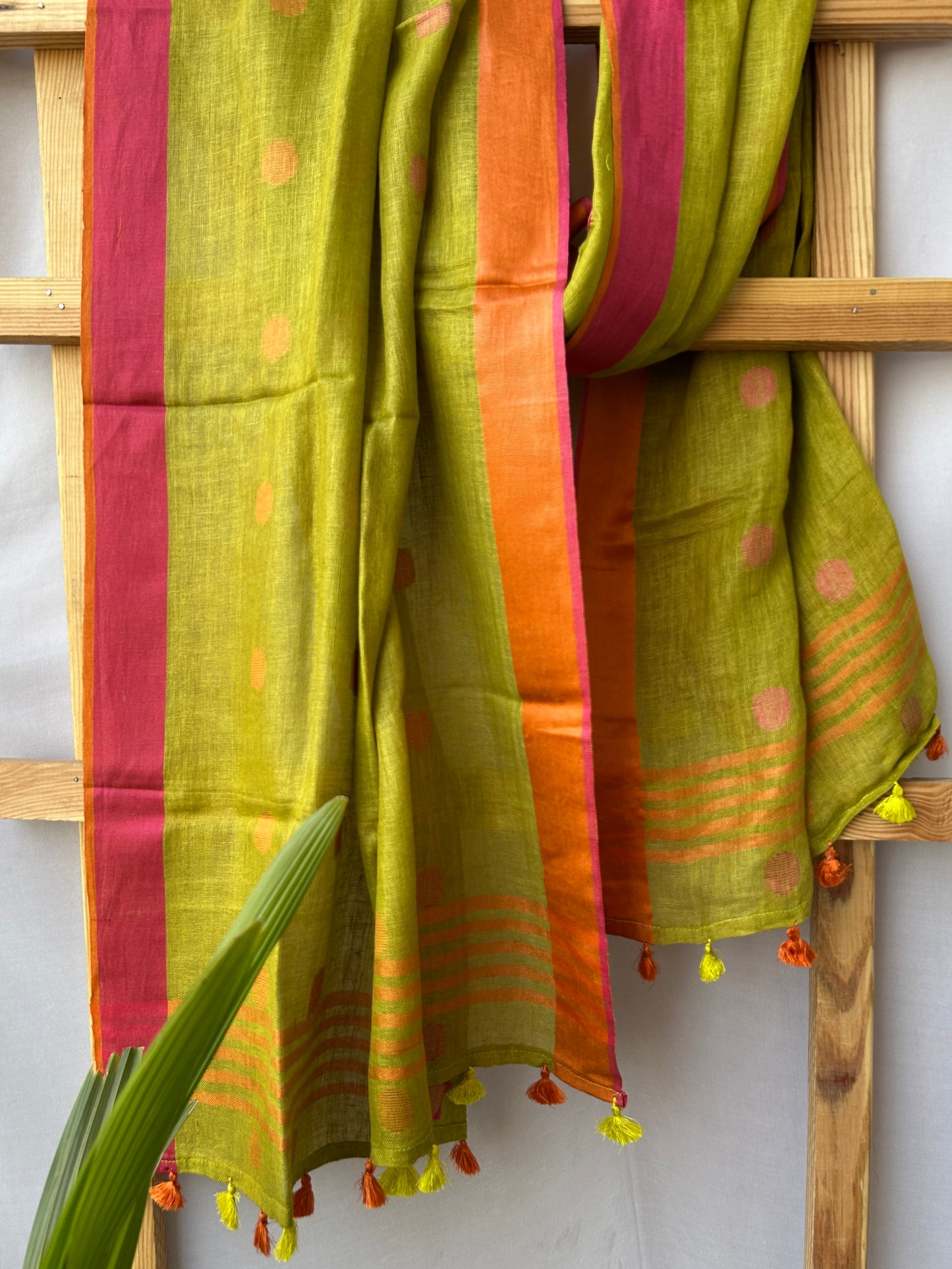 Pure Linen Embroidered Dupatta