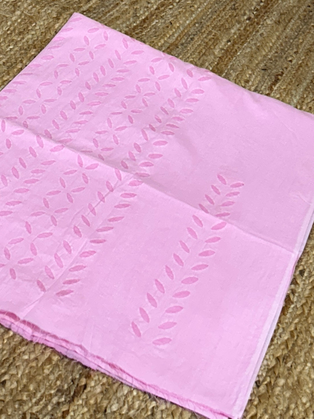 Appliqué Work Cotton Kurti Fabric