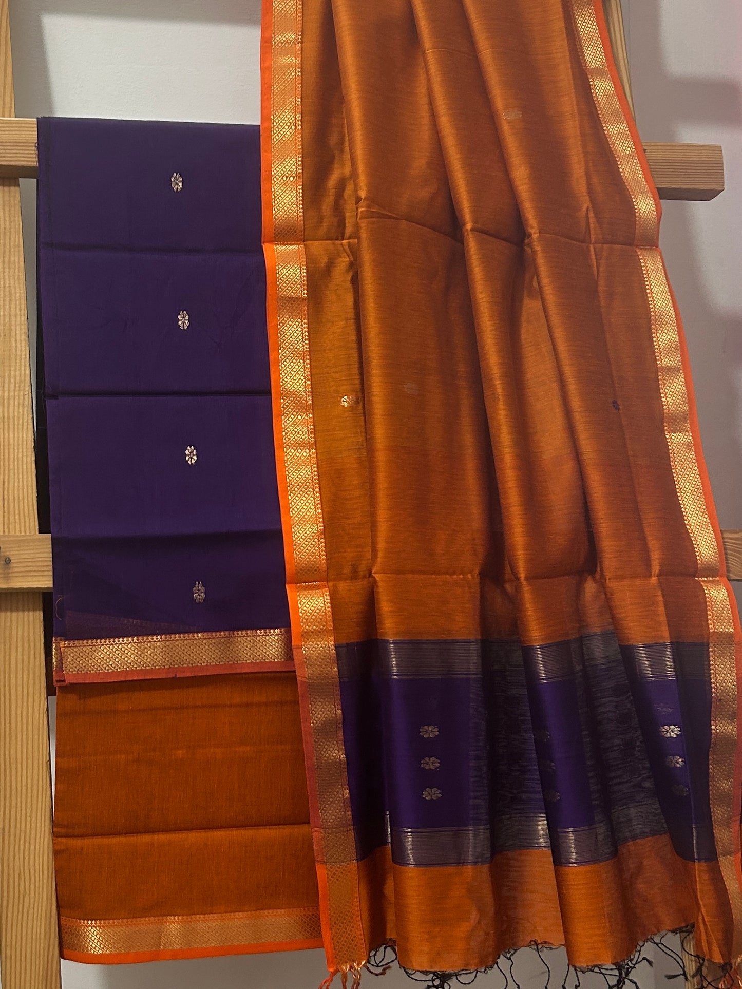 Maheshwari Silk Cotton Dress Material