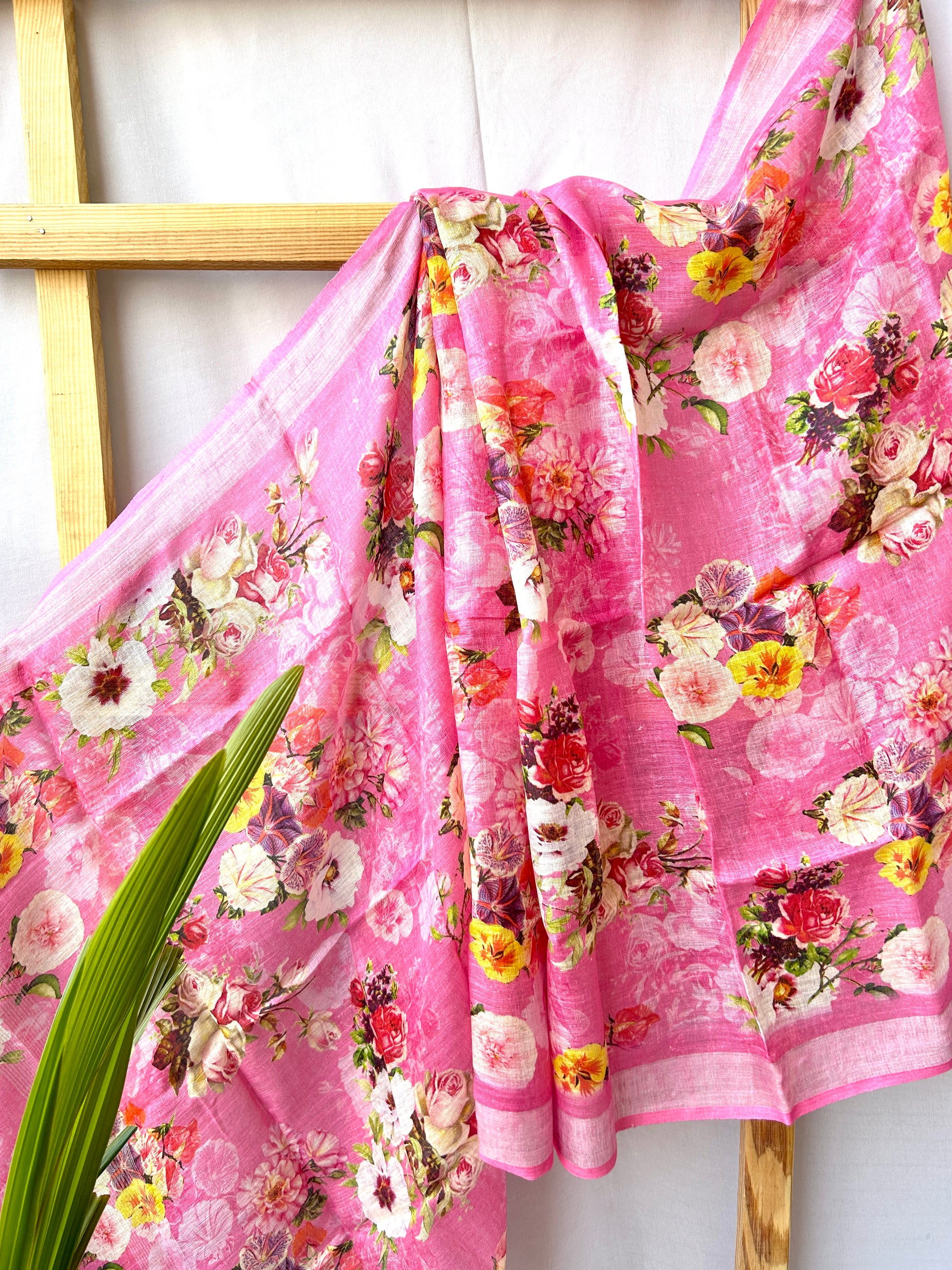 Pure Linen Digital Print Dupatta