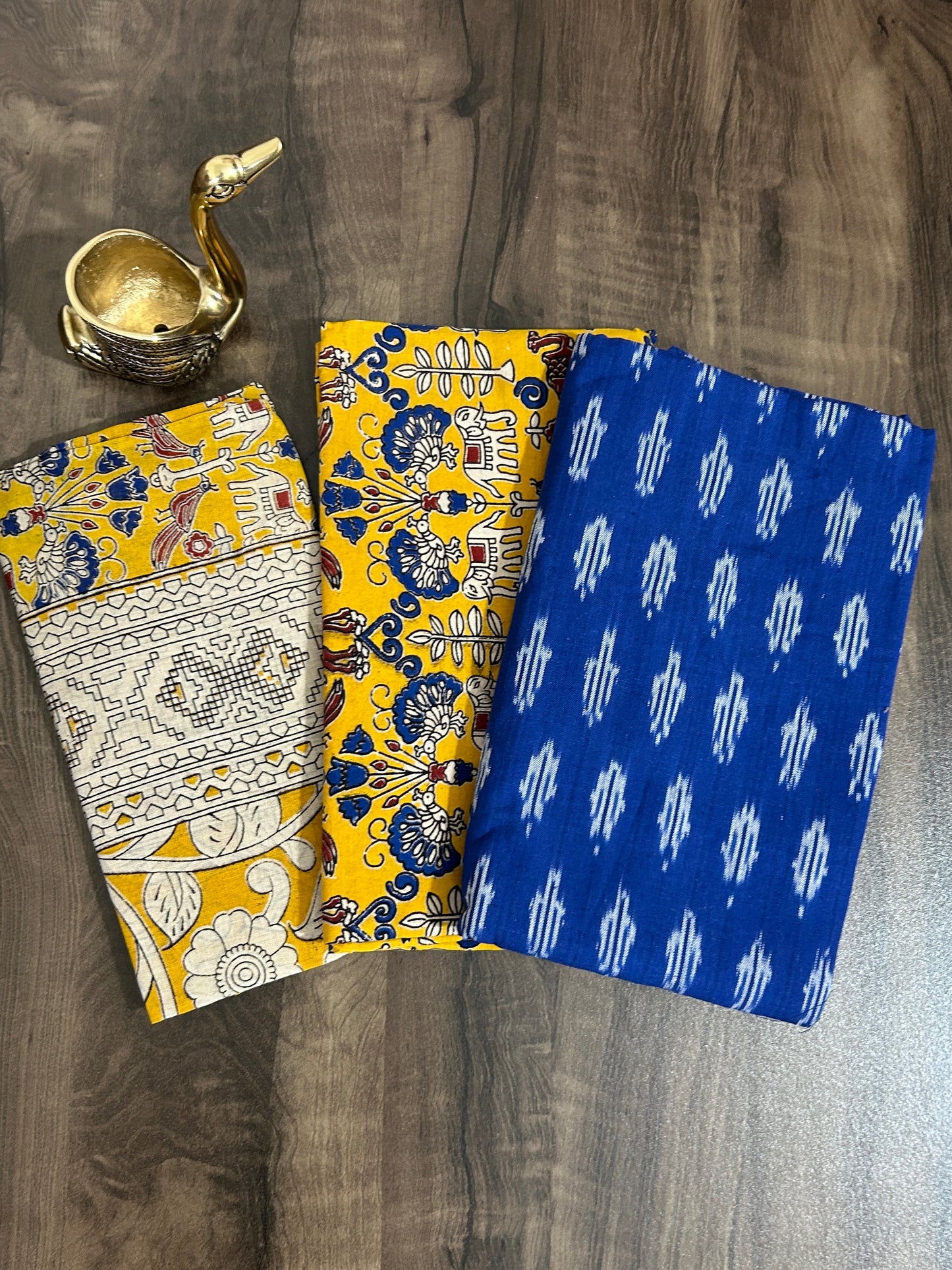 Ikat - Kalamkari Cotton Dress Material