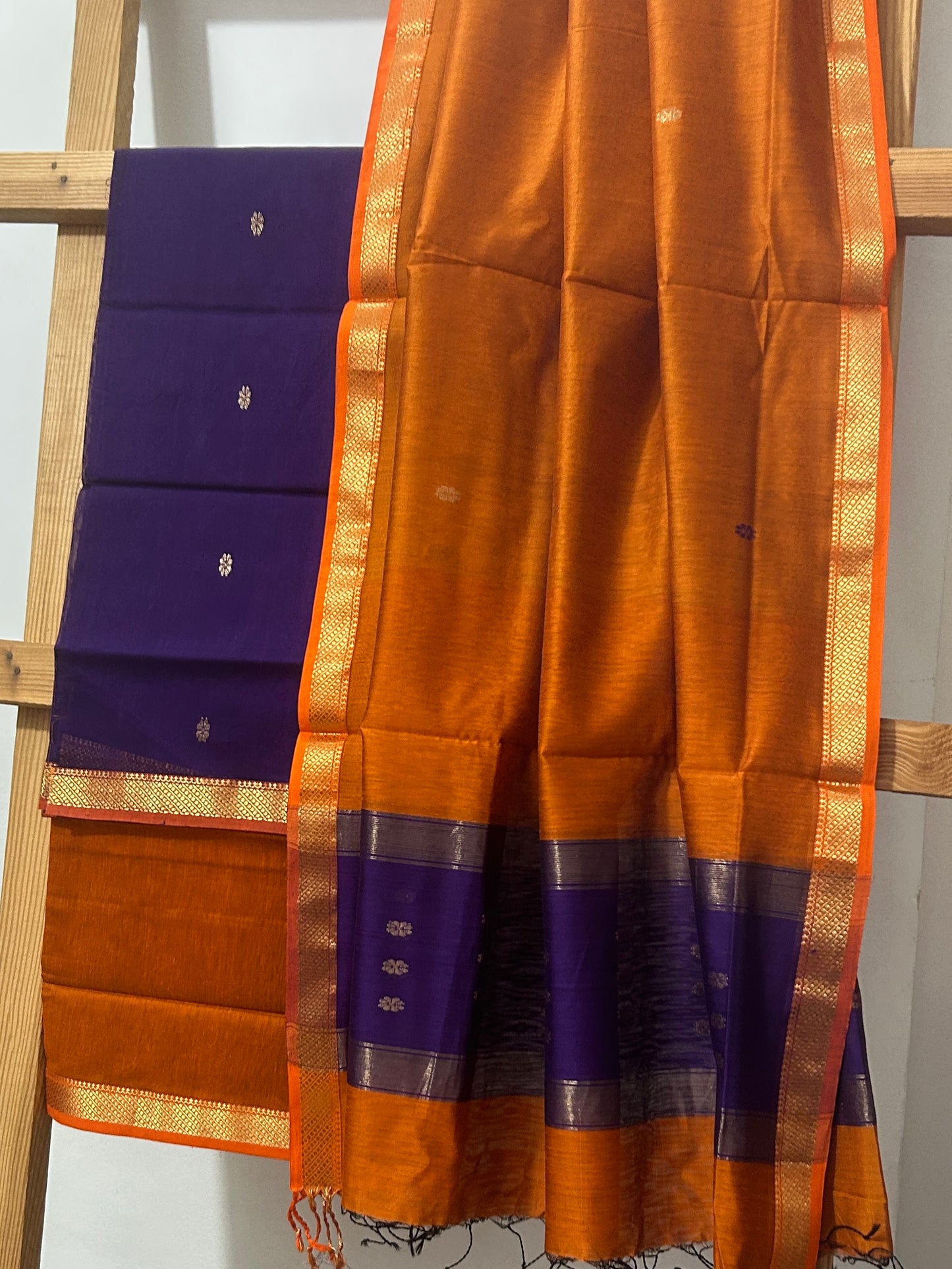 Maheshwari Silk Cotton Dress Material
