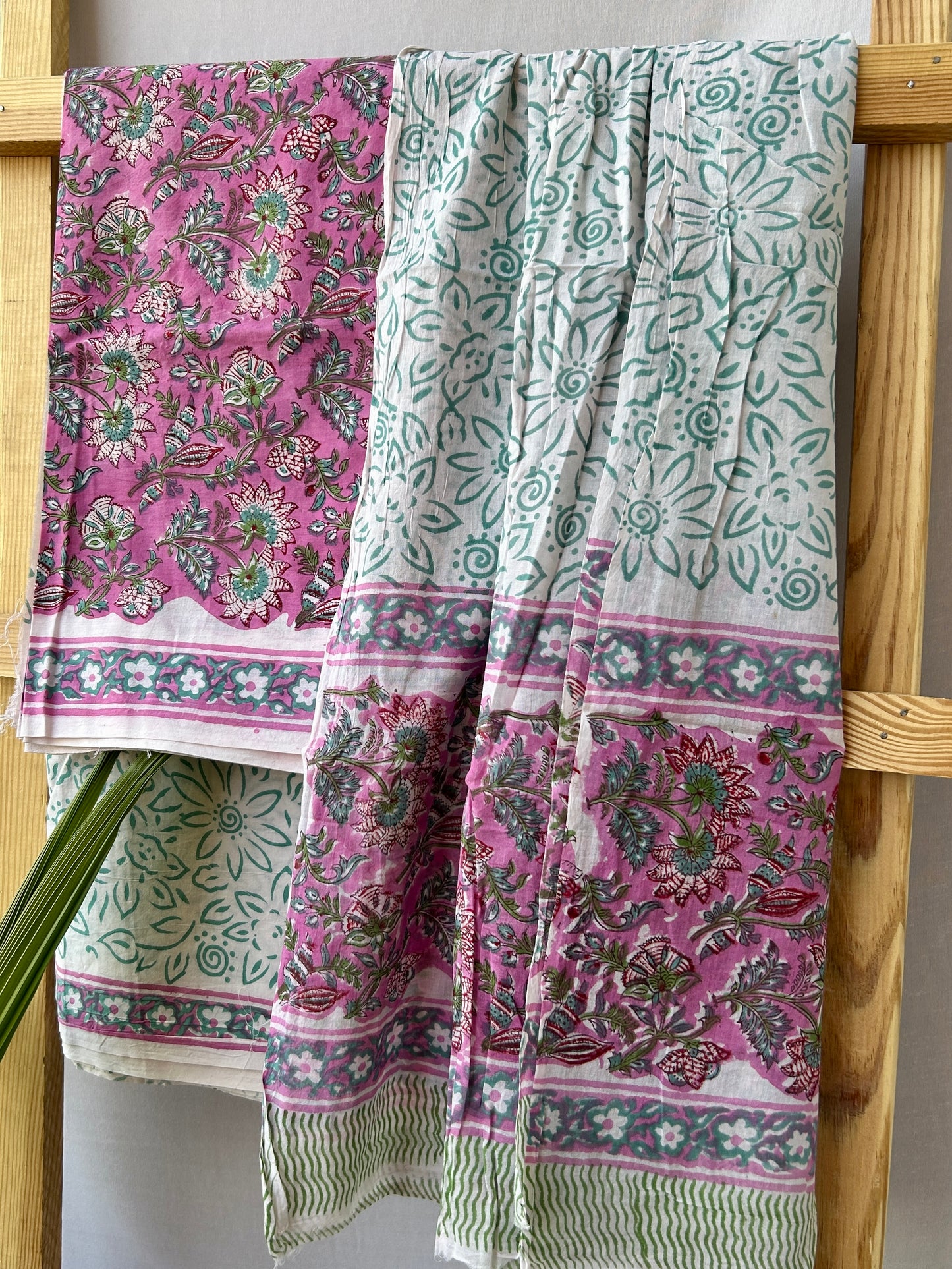 Hand BlockPrint Cotton Dress Material with Cotton Dupatta