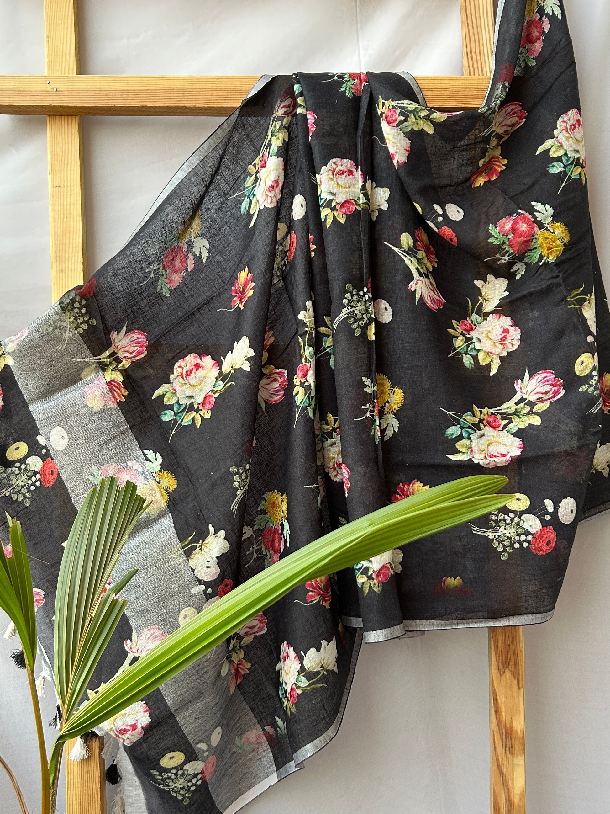 Pure Linen Digital Print Dupatta