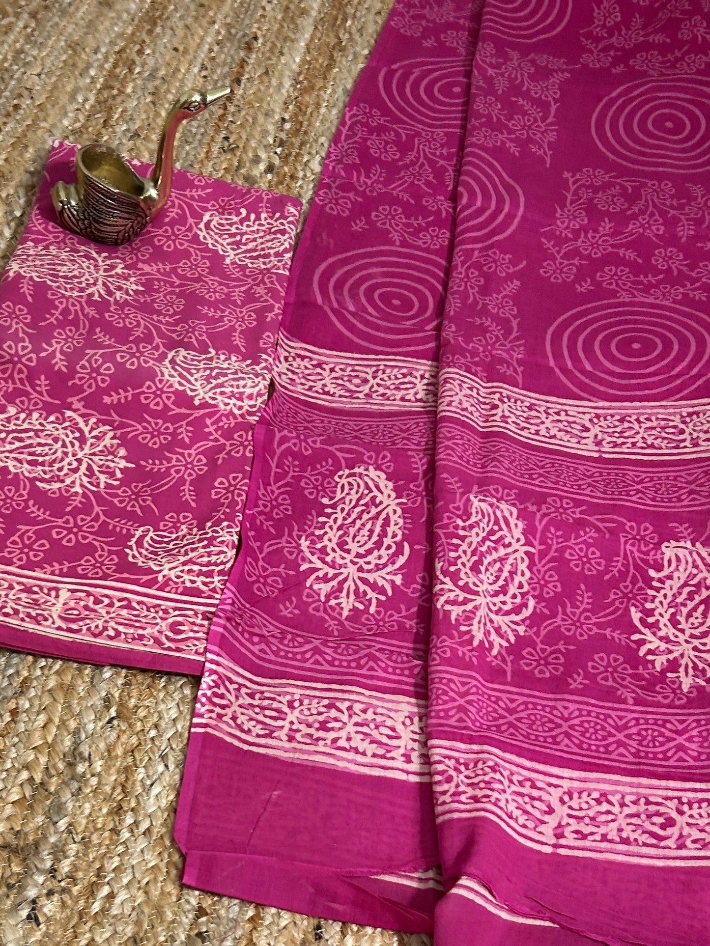 Hand BlockPrinted Cotton Dress Material