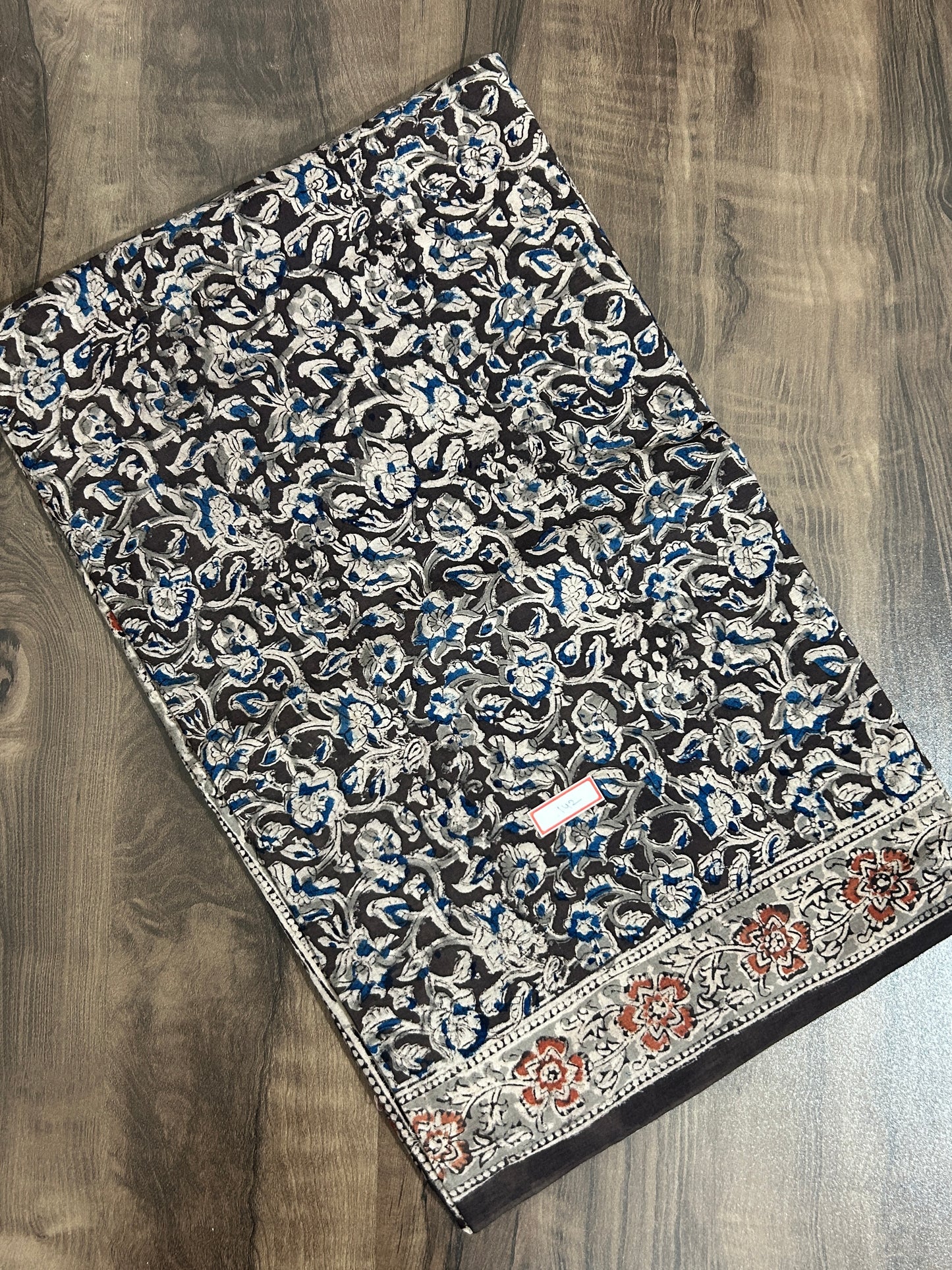 Kalamkari Cotton Saree with Blouse