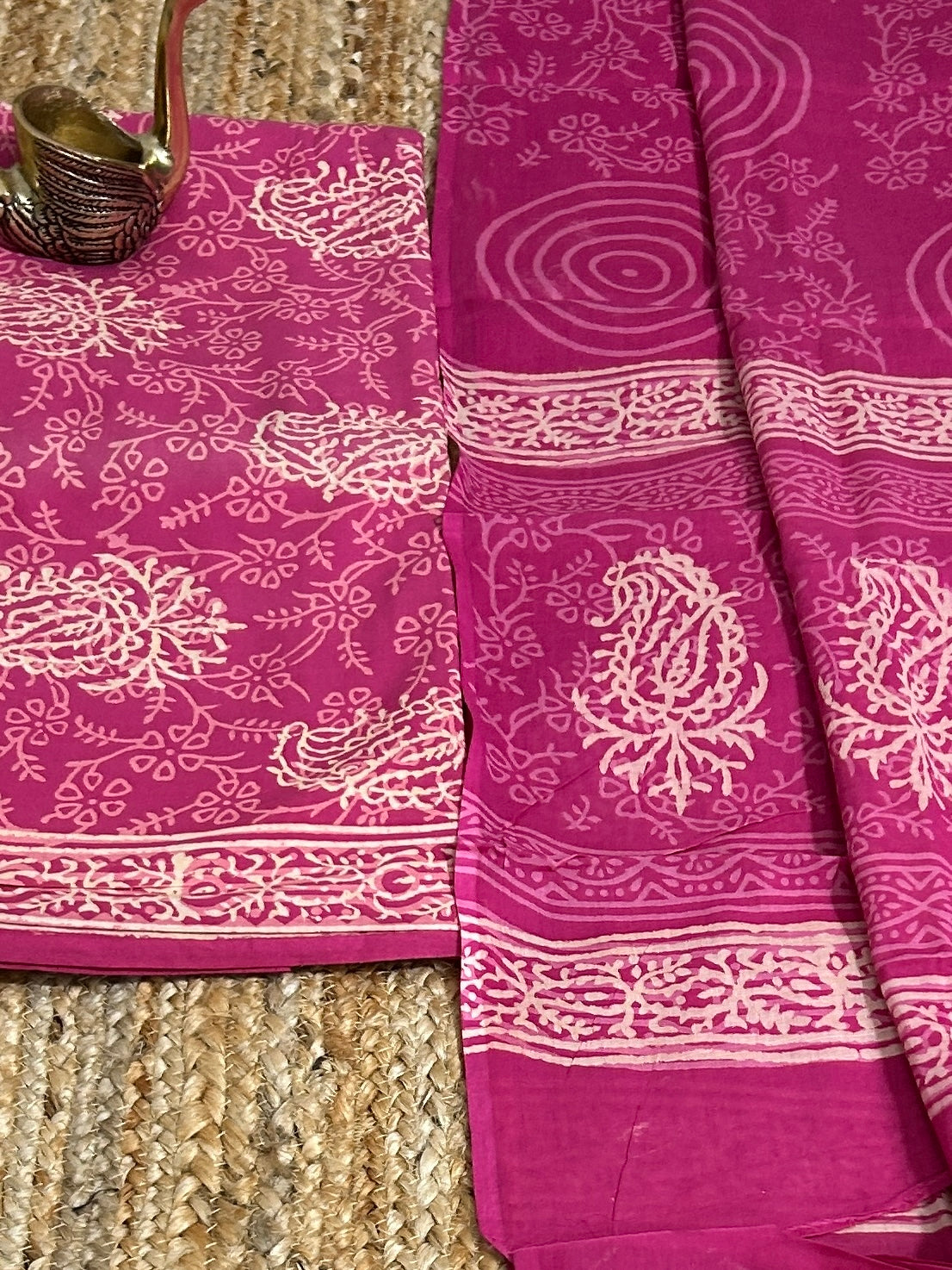 Hand BlockPrinted Cotton Dress Material
