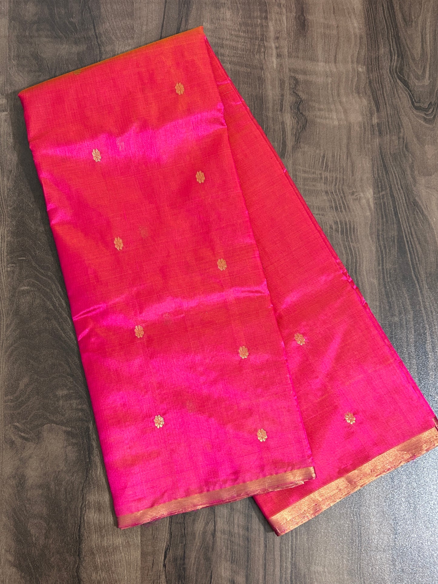 Chanderi Silk Saree with Blouse