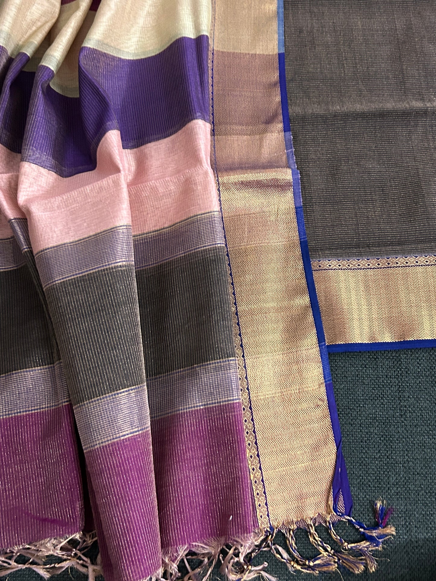 Maheshwari Tissue Silk Dress Material