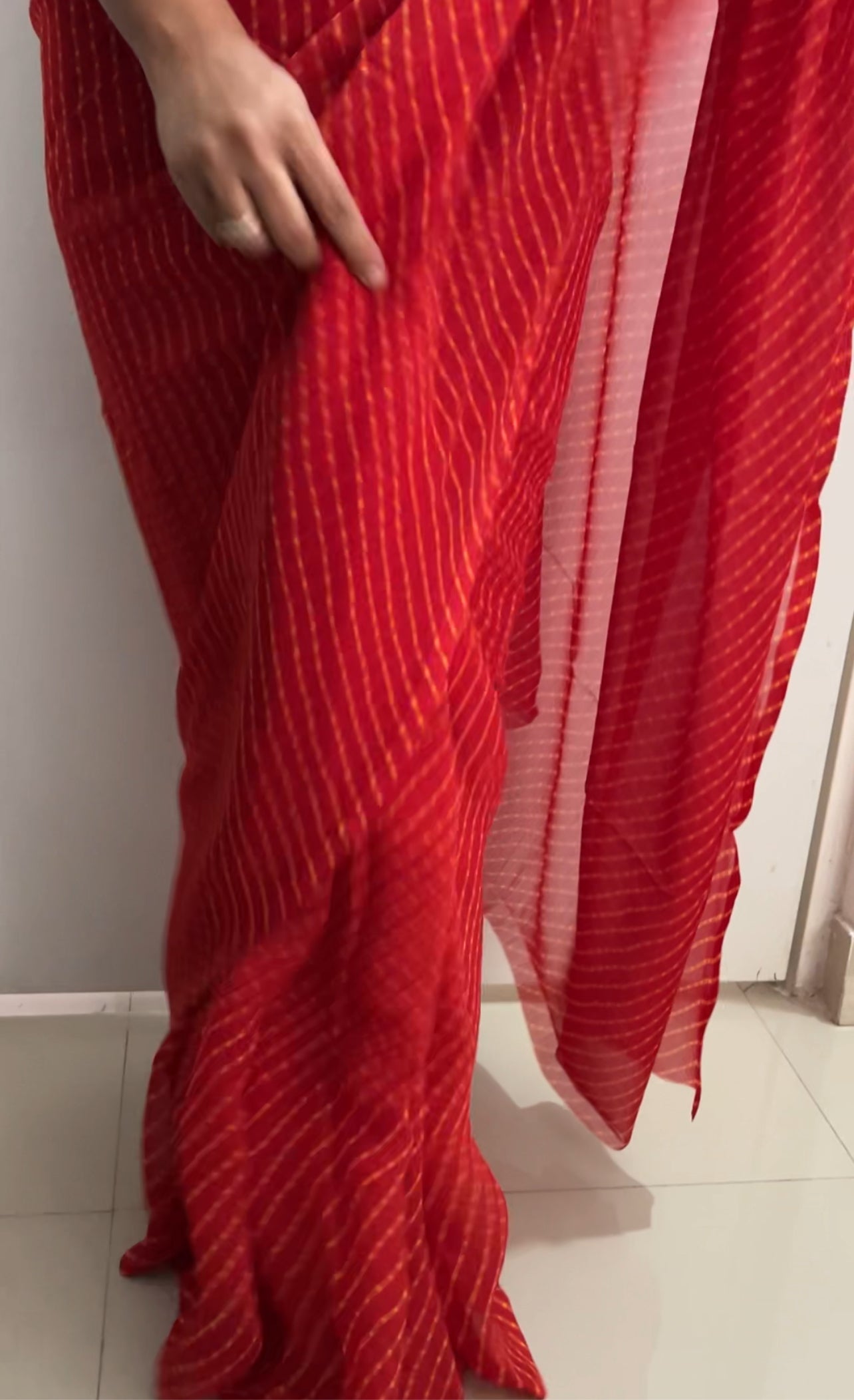 Daily Wear Chiffon Saree with Running Blouse