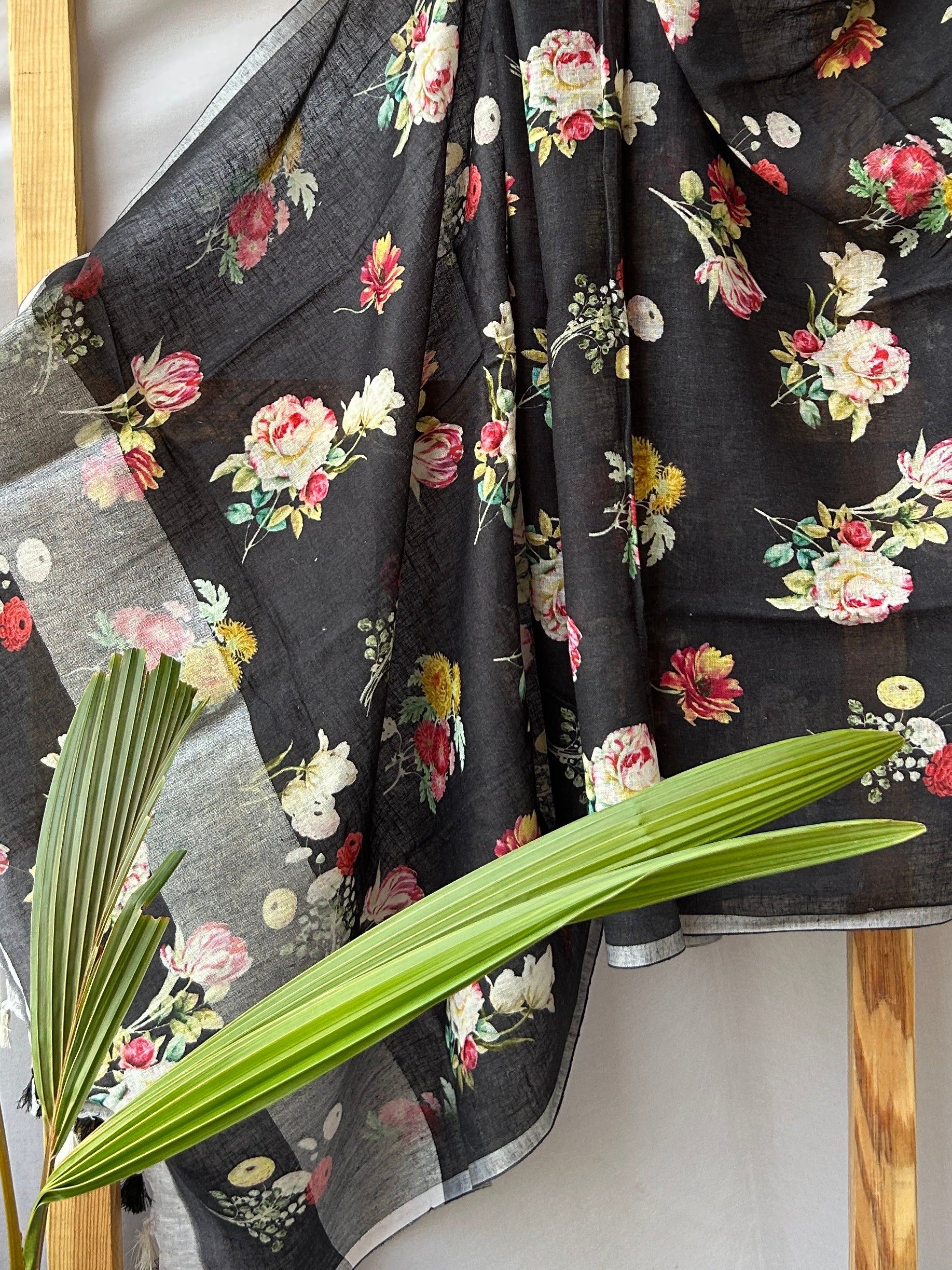 Pure Linen Digital Print Dupatta