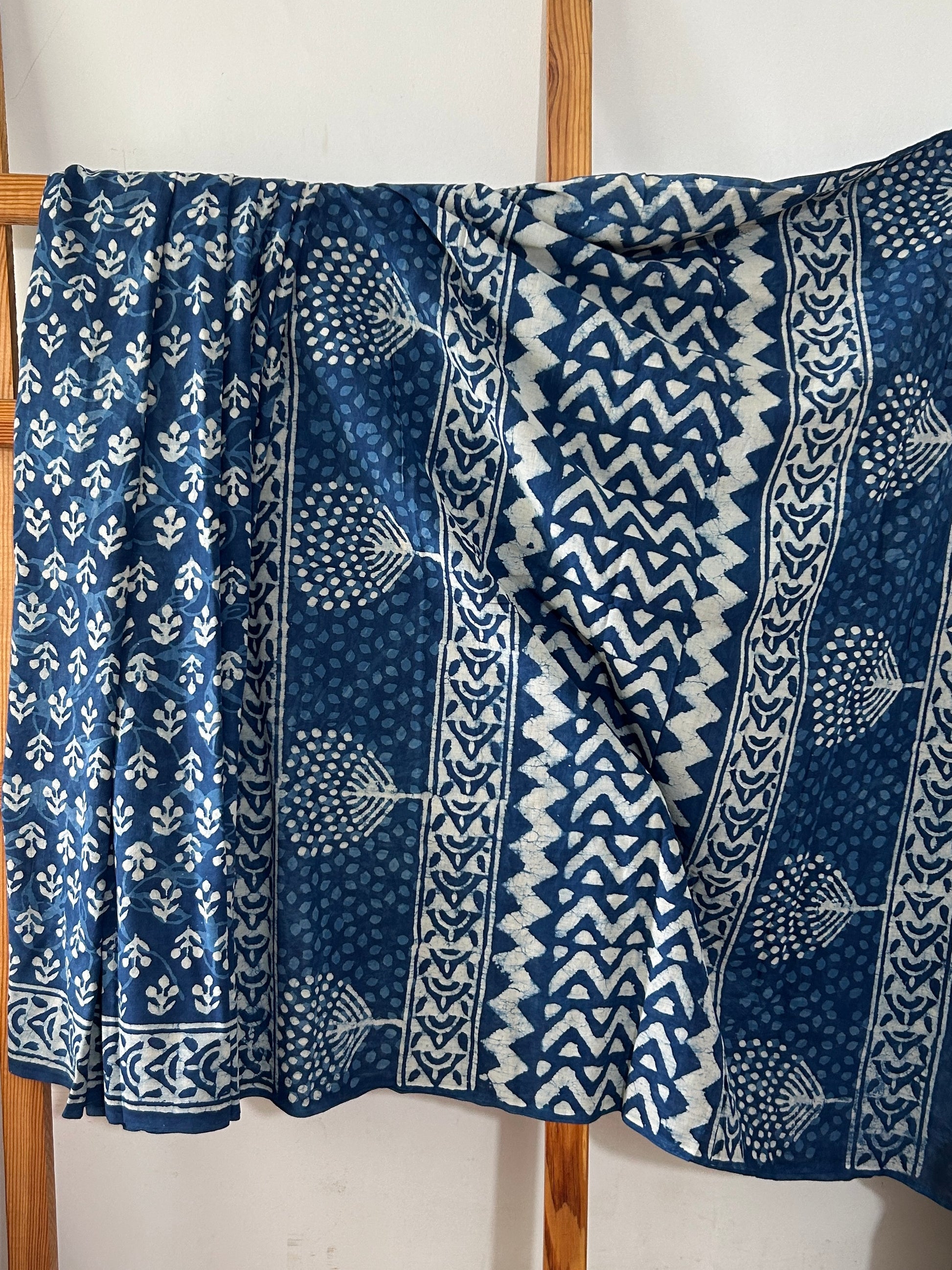 indigo cotton sarees online