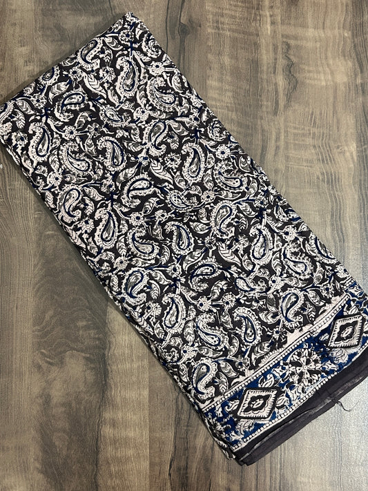 Kalamkari Cotton Saree with Blouse