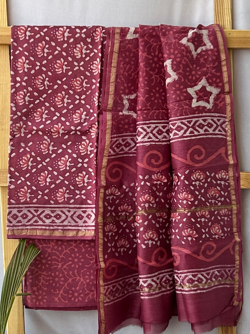 chanderi silk salwar