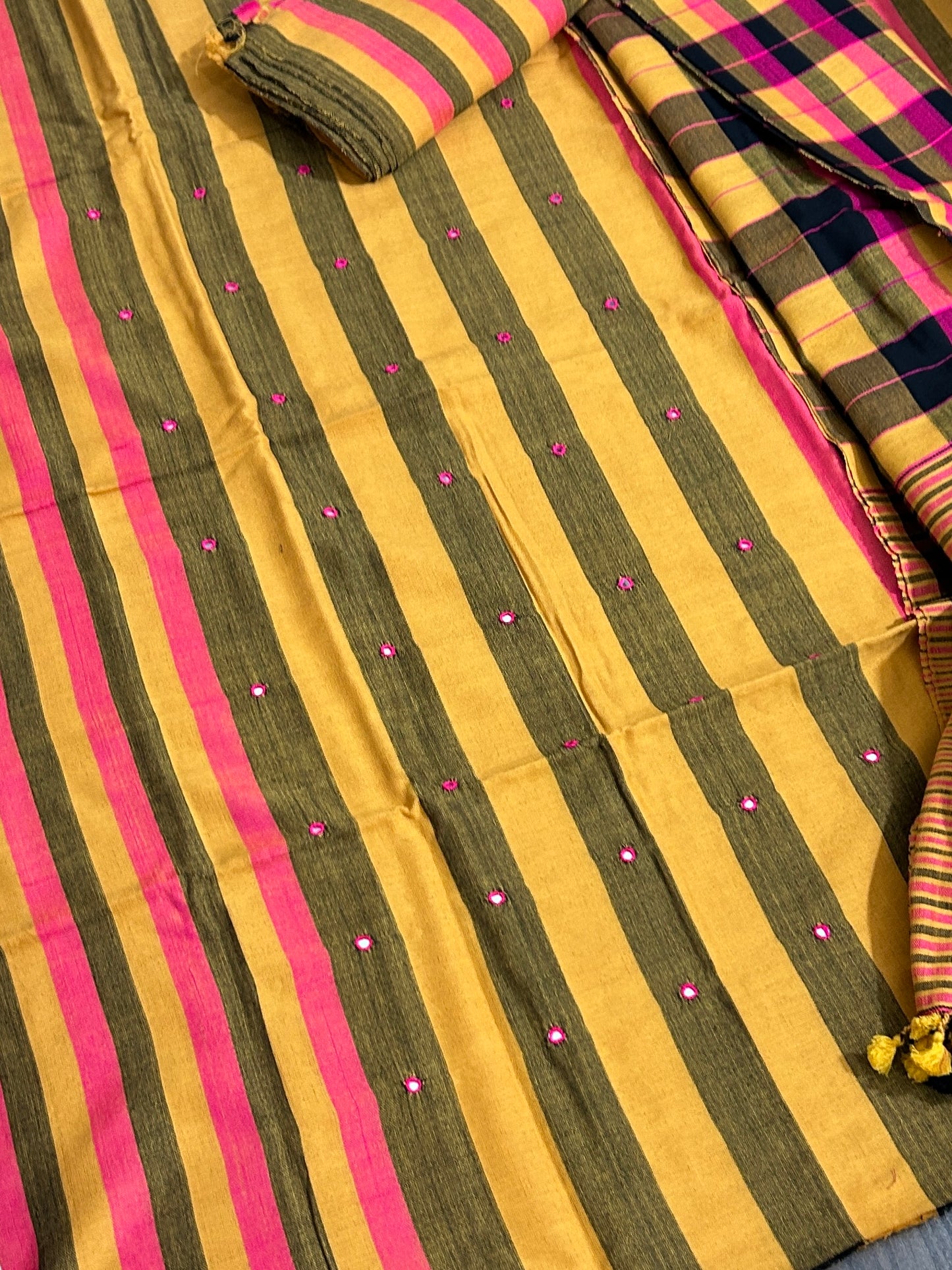 Bhujodi Kutch embroidered Dress Material