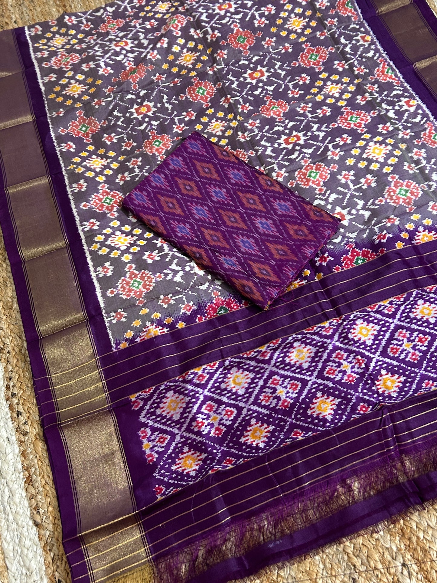 Pochampally Pure Silk Dress Material